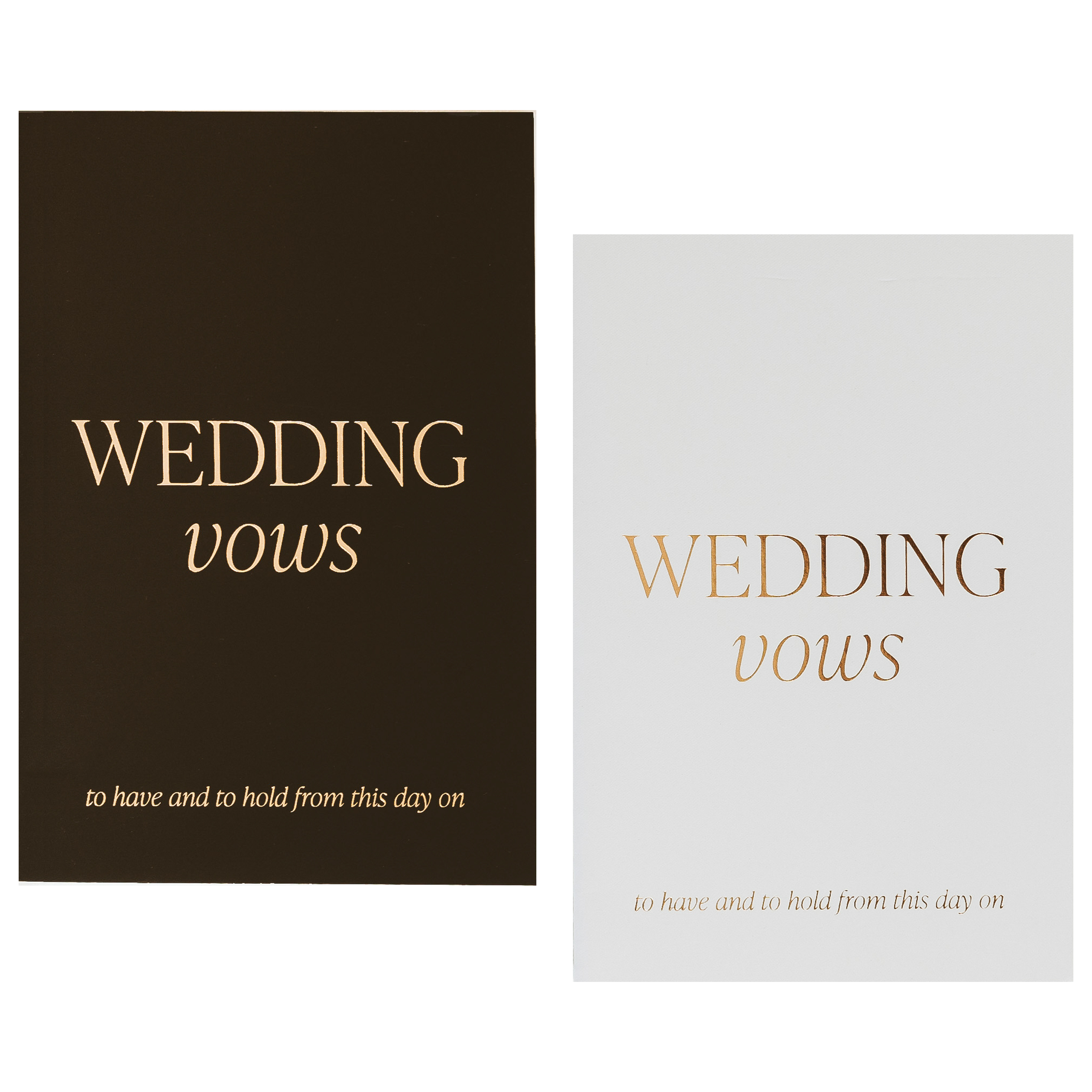 Wedding Vows Booklet Set | Elegant Keepsake