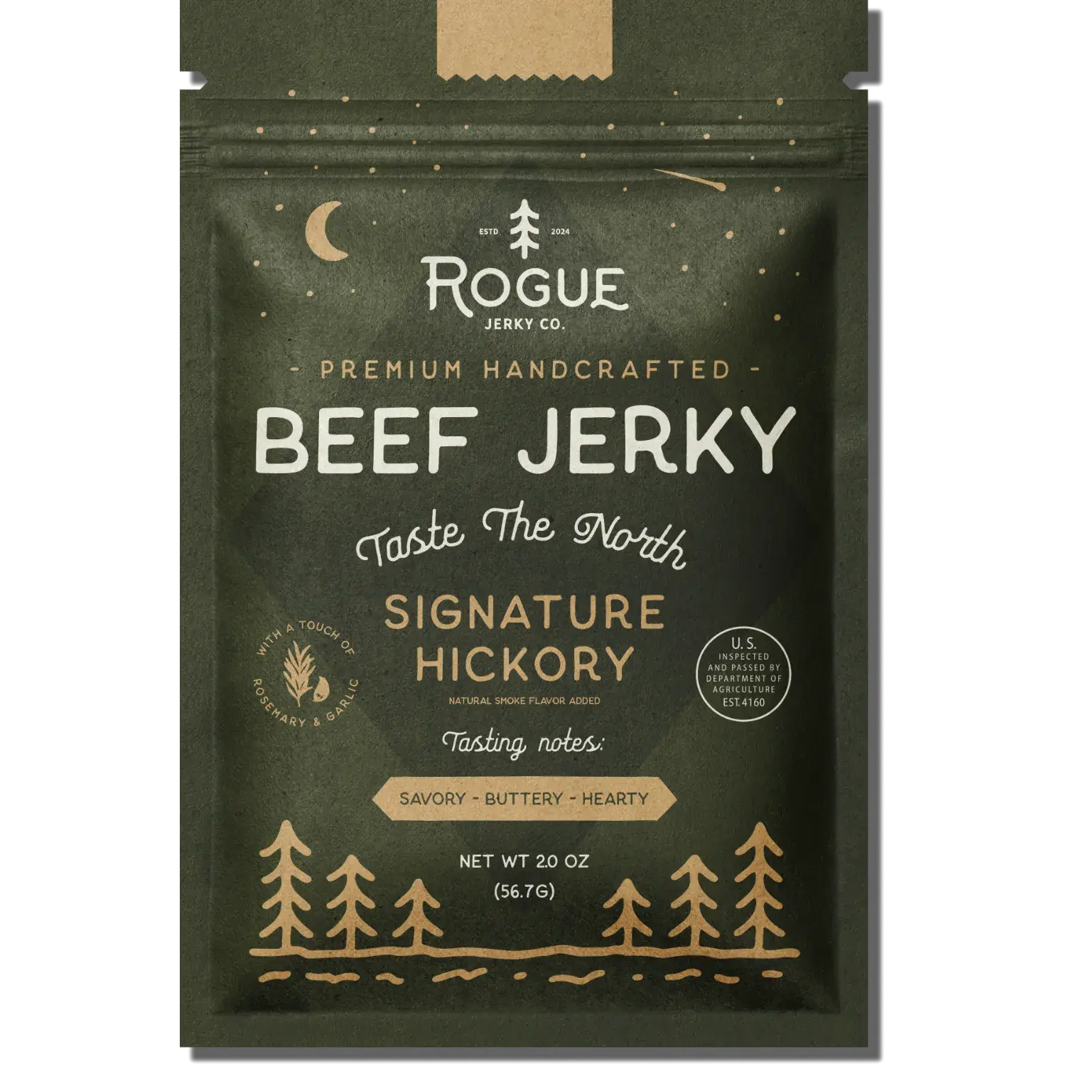 Signature Hickory Beef Jerky | Smoky & Savory Snack