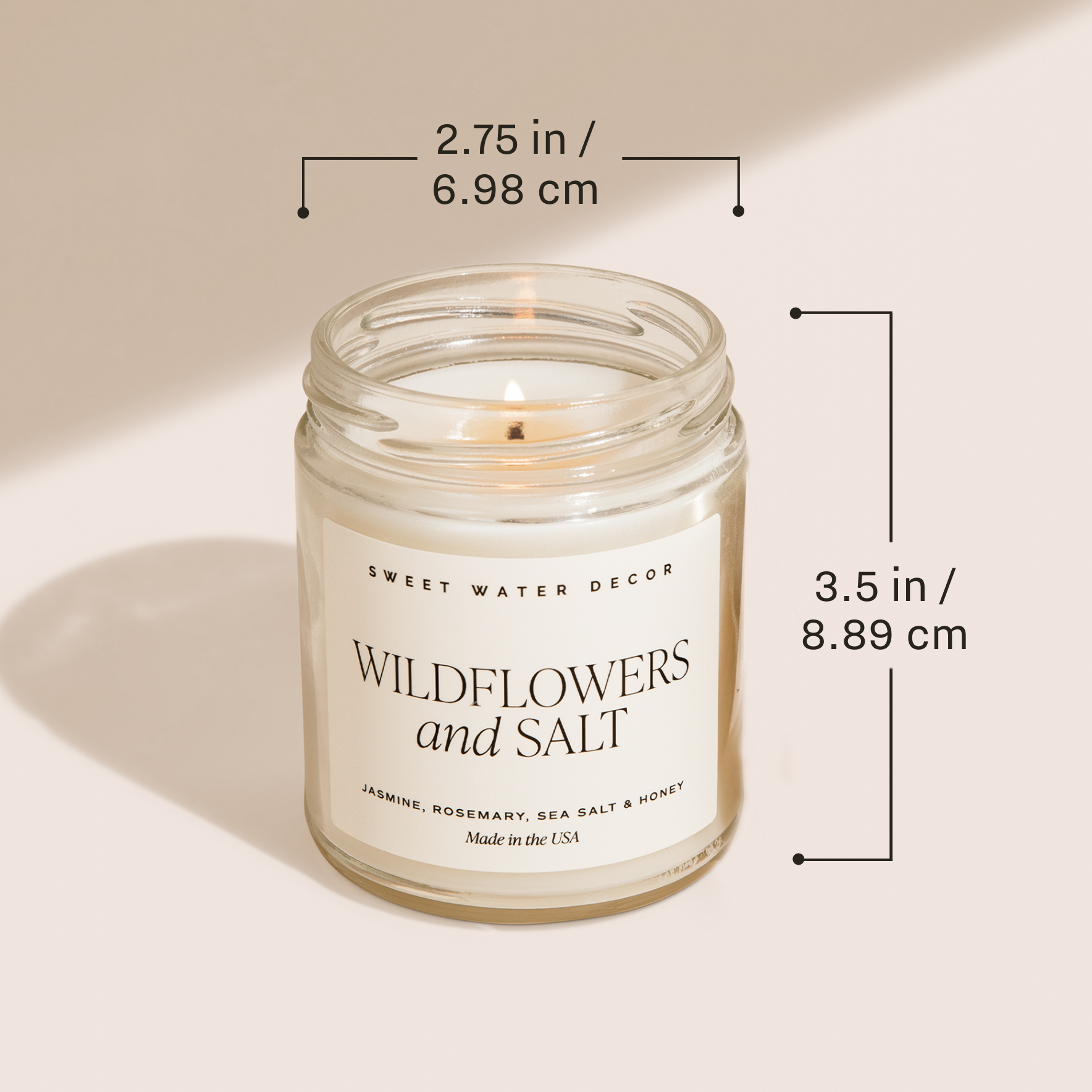 Cashmere and Vanilla Soy Candle | 9oz Soft & Cozy Scent