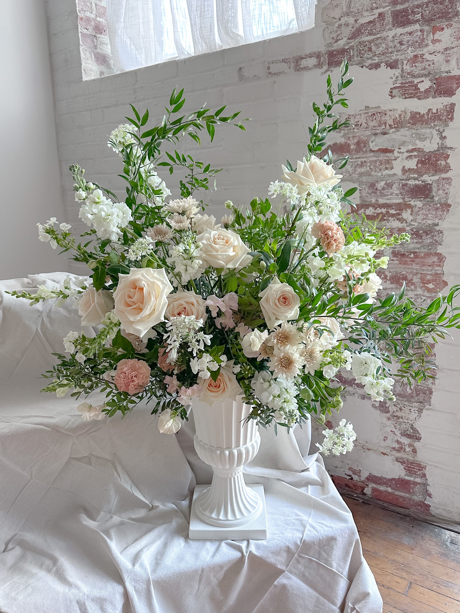 Statement Arrangement | Blushing Floral Elegance