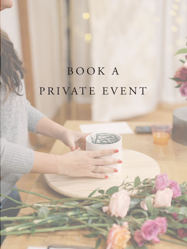 Private Floral Workshops | Creative Group Events