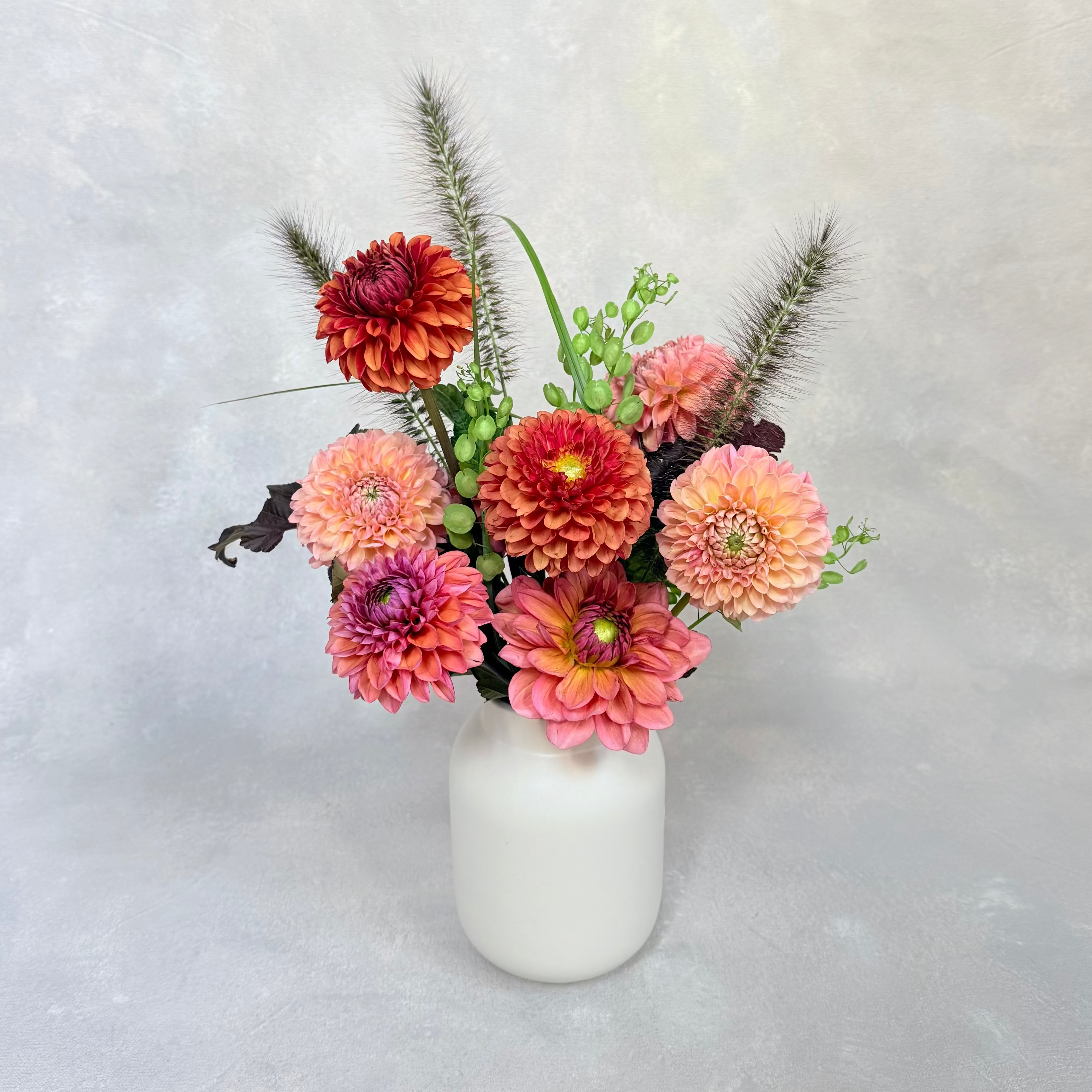 Seasonal Vase Arrangement | Local Dahlias