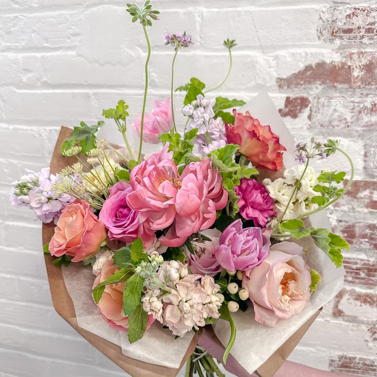 Luxe Hand Tied Bouquet, Subscription Bouquets, Everyday Floral Arrangements