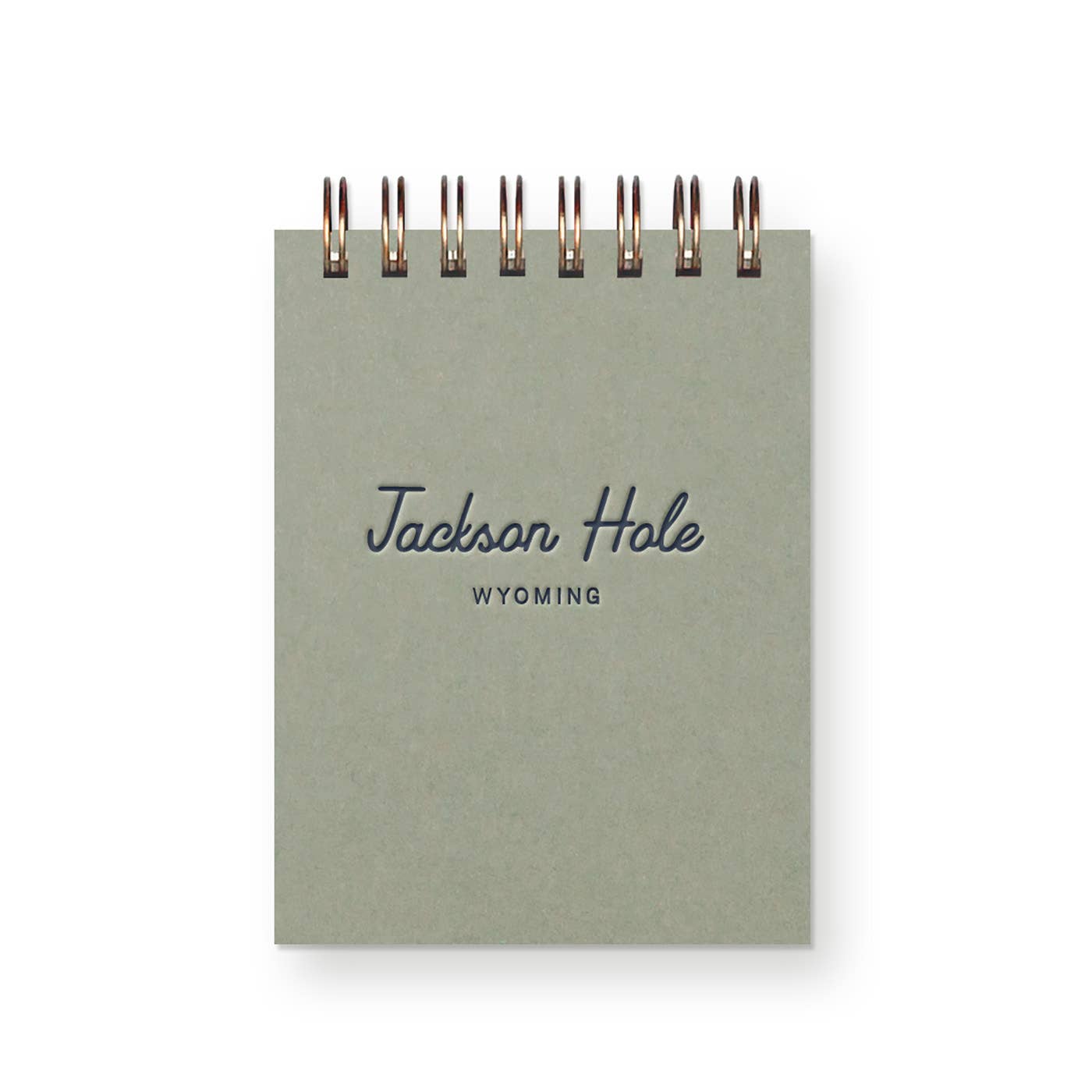 Custom City Straight Script Mini Jotter Notebook
