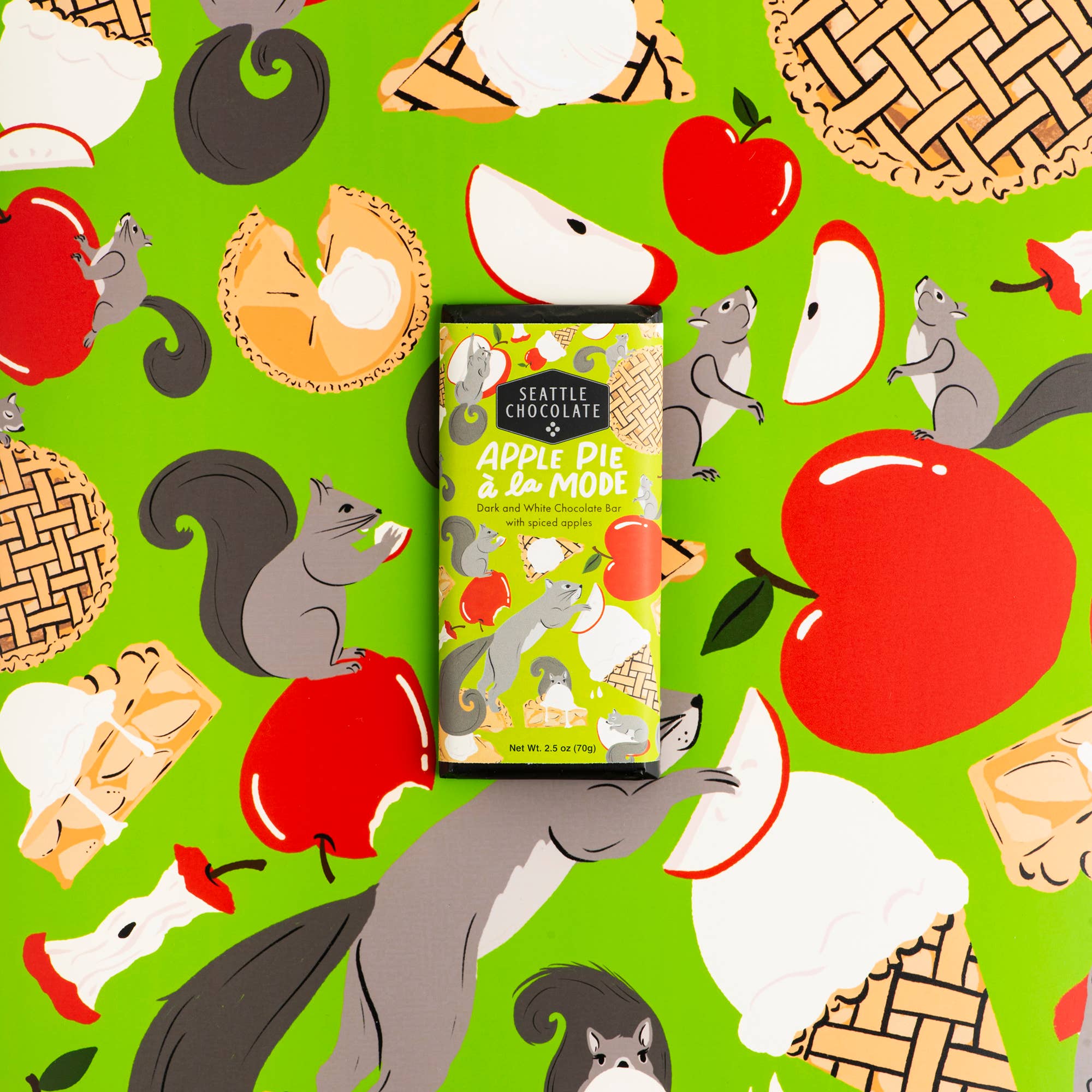 Apple Pie à La Mode Truffle Bar | Sweet & Creamy Delight