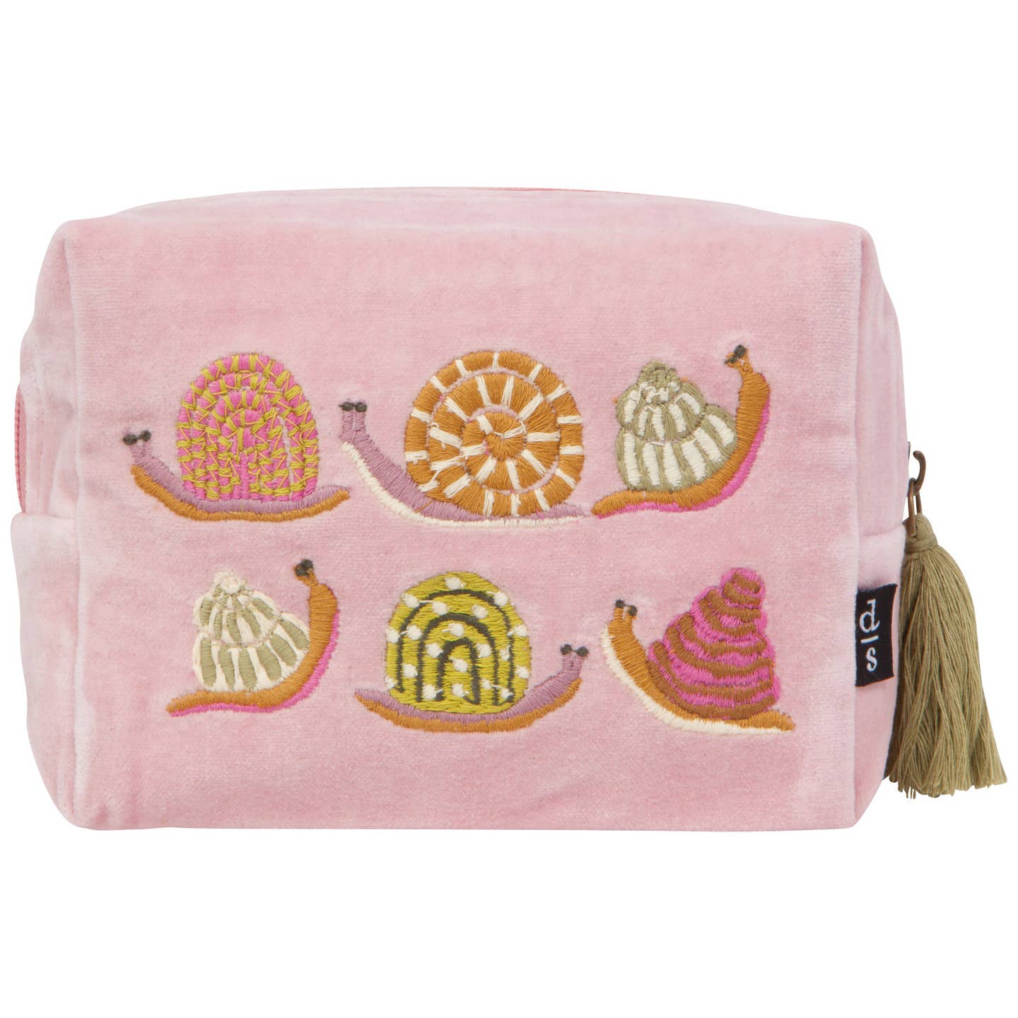 Snail Embroidered Pouch | Cute & Practical Accessory