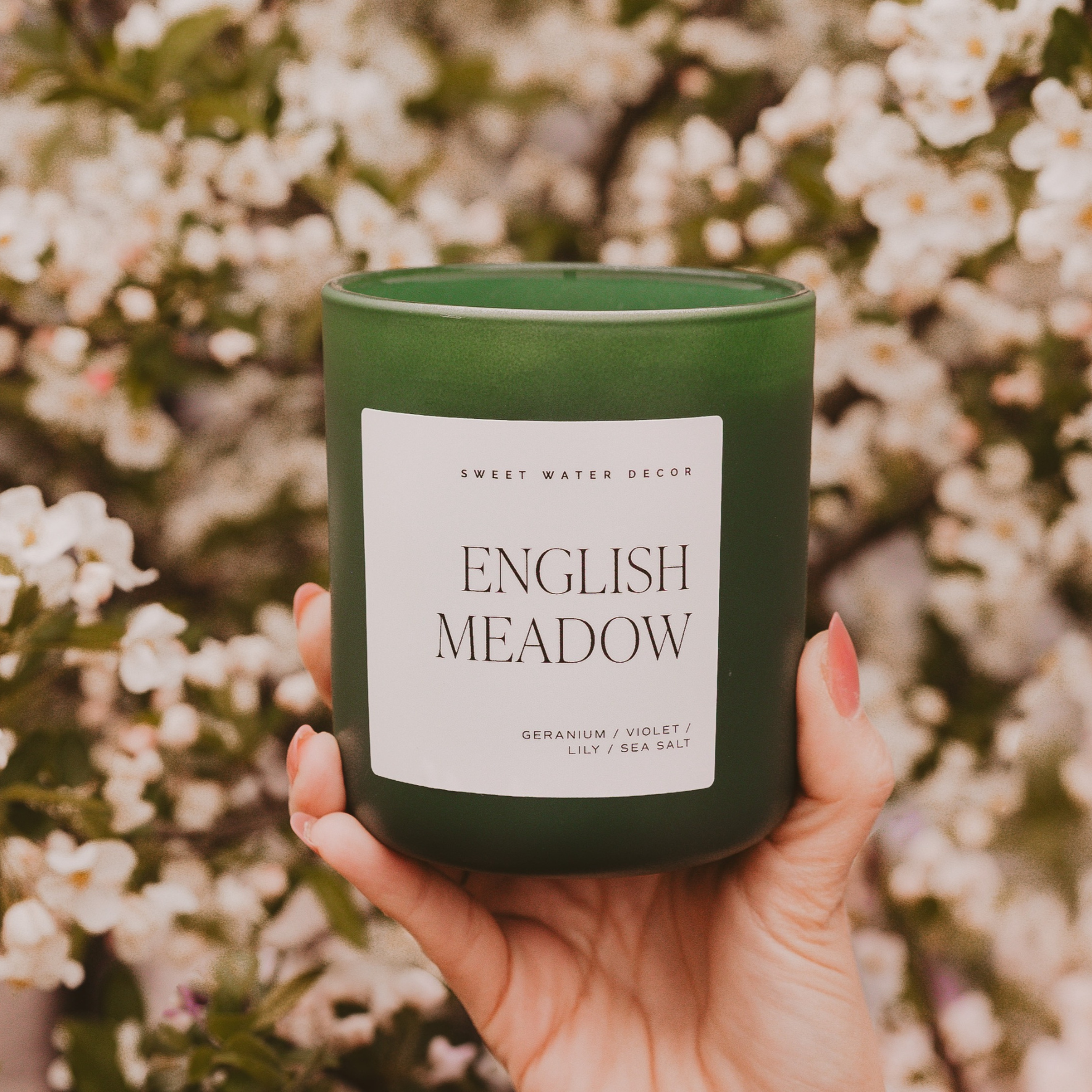 English Meadow | 15 oz Soy Candle, Matte Jar