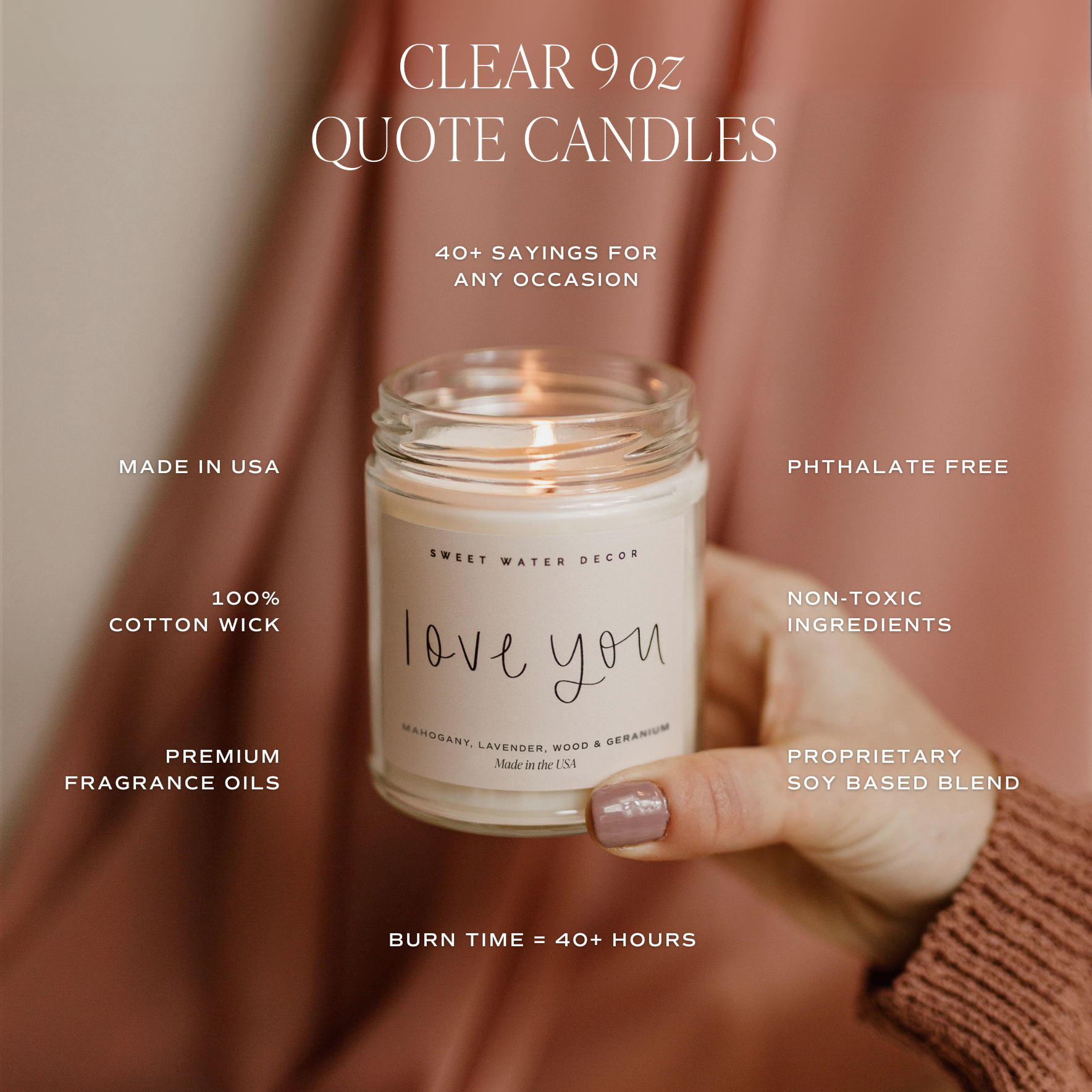 Happily Ever After | 9 oz Soy Candle | Romantic & Cozy Scent