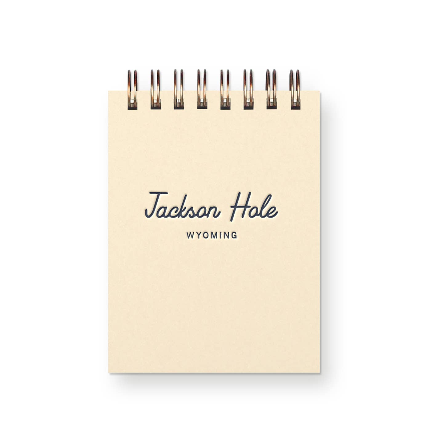 Custom City Straight Script Mini Jotter Notebook