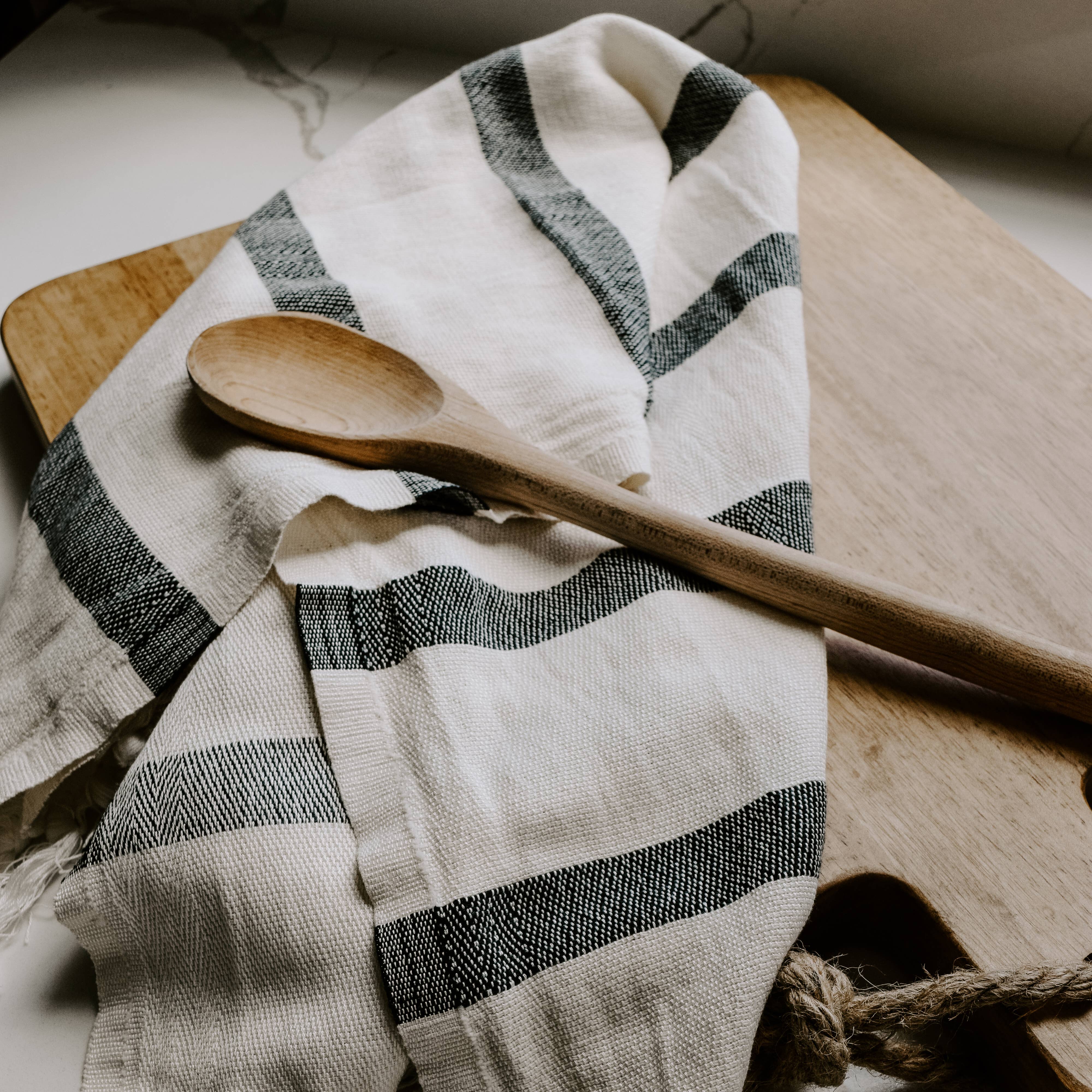 Turkish Cotton Hand Towel | Single Stripe Design