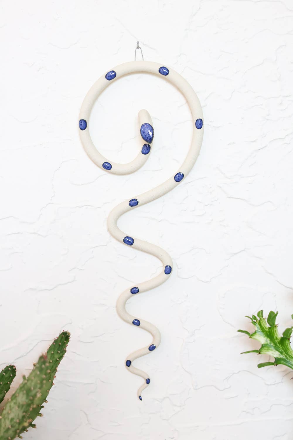 Ceramic Wall Snake, Medium