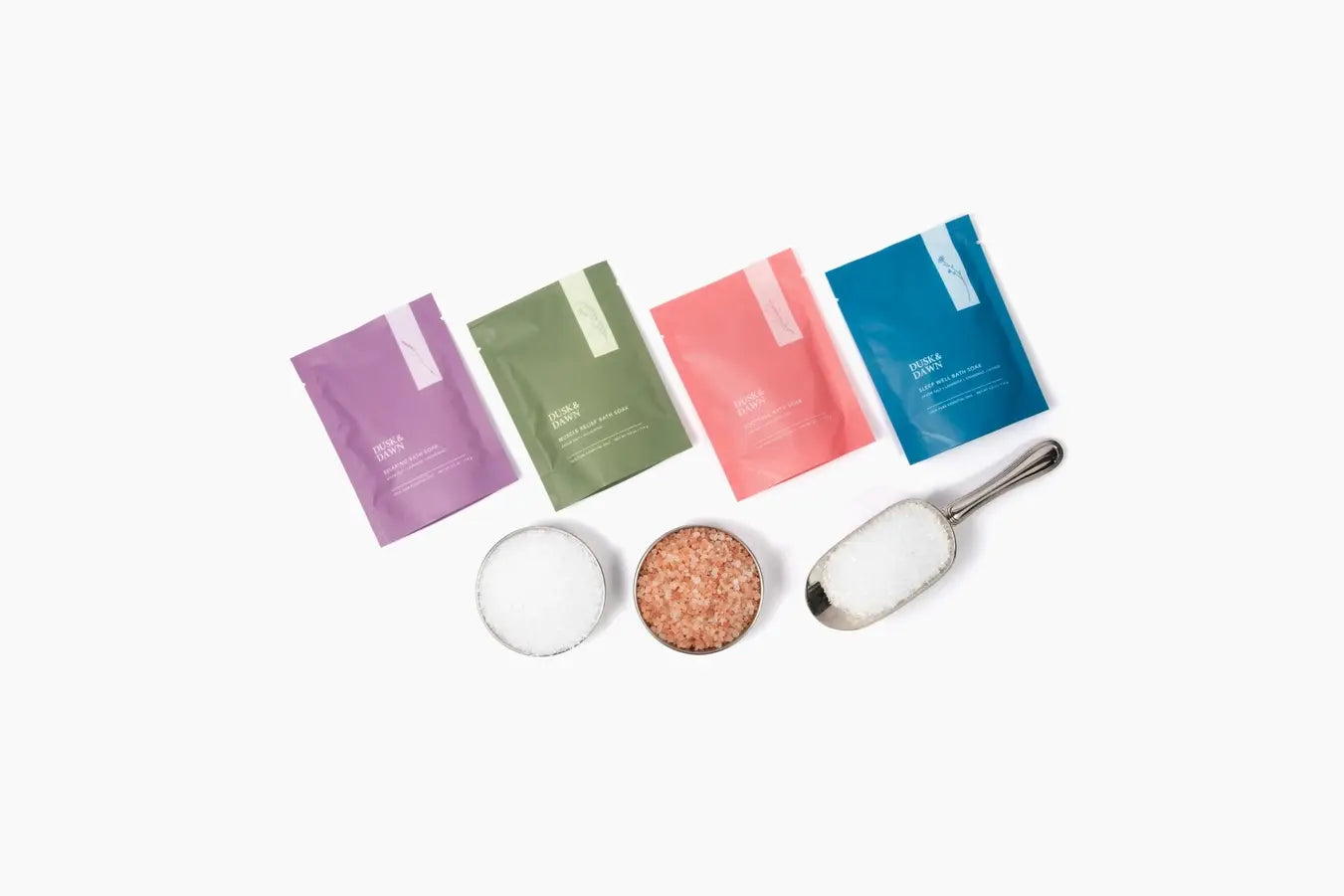Spa Day Bath Soak - Epsom Salt + White Tea + Vanilla Pouch
