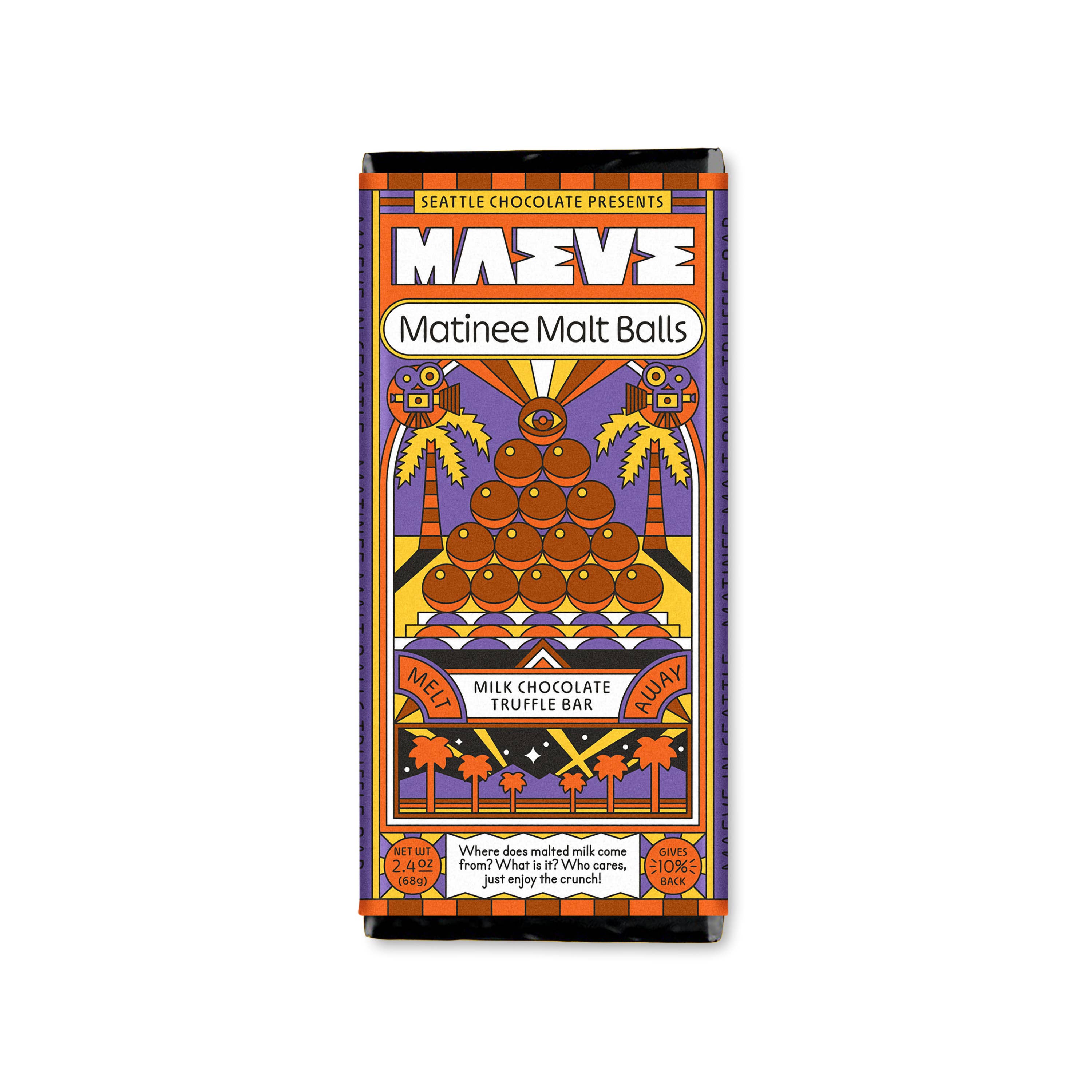 Matinee Malt Balls Truffle Bar