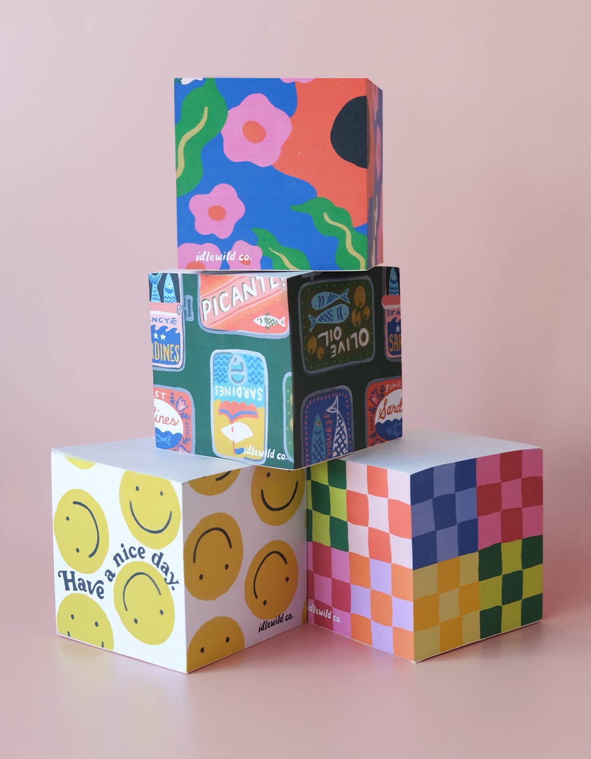 Sticky Note Cube | Tinned Fish