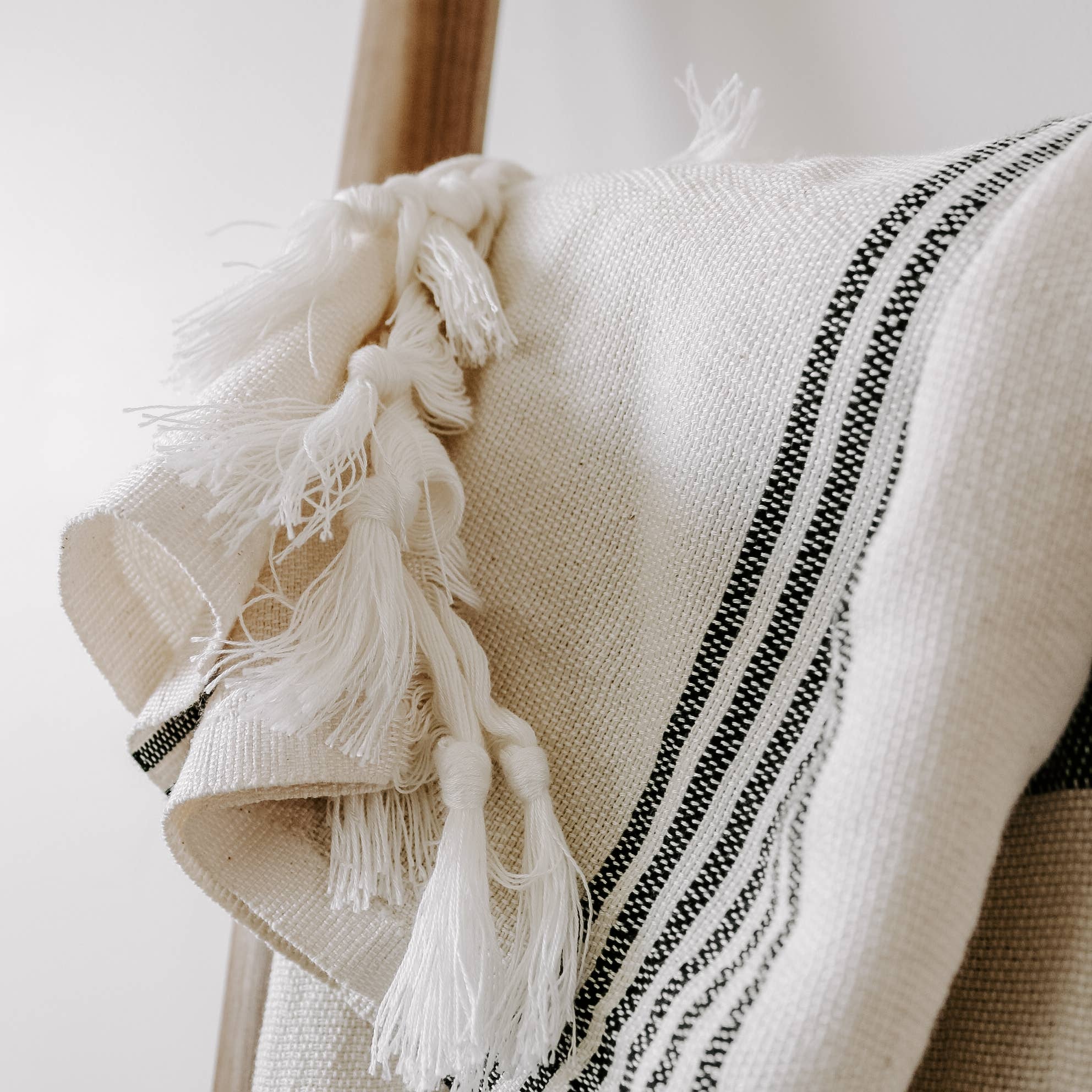 Turkish Cotton Hand Towel | Multi Stripe Design