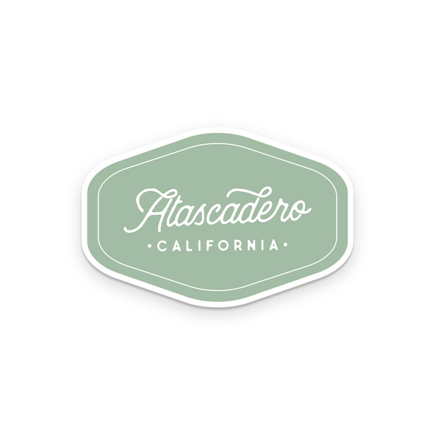 Custom City Script Sticker | Personalized & Durable Design