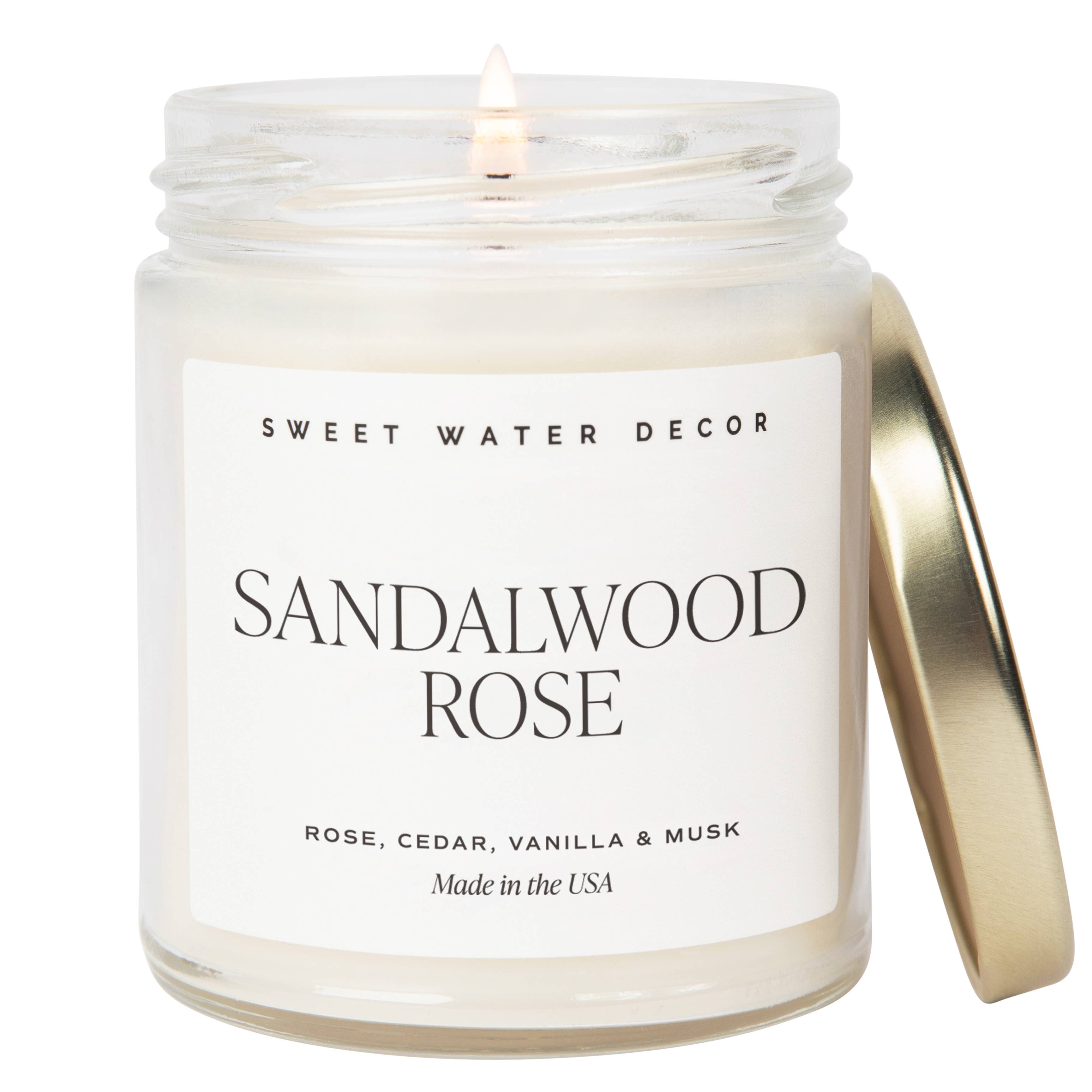 Sandalwood Rose | 9 oz Soy Candle