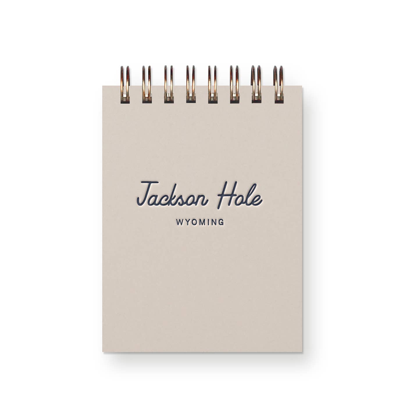 Custom City Straight Script Mini Jotter Notebook
