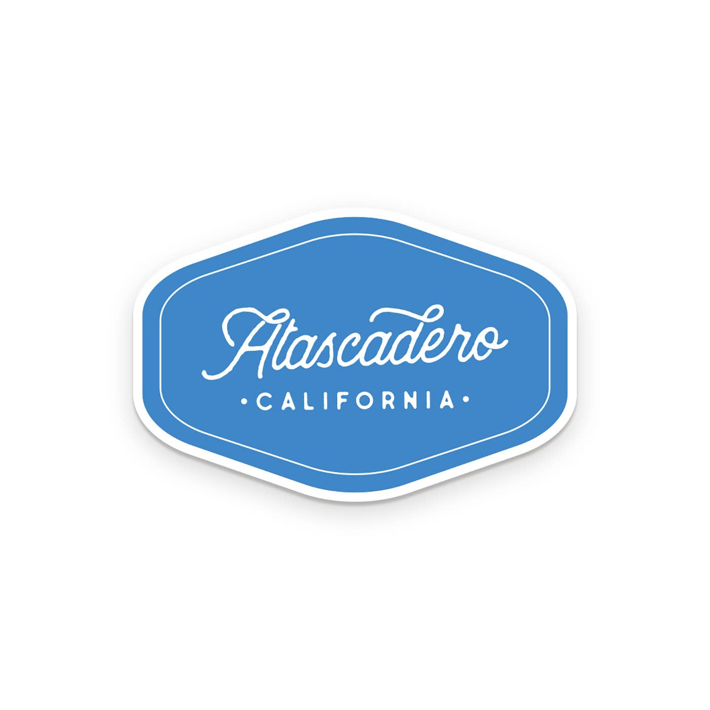 Custom City Script Sticker | Personalized & Durable Design