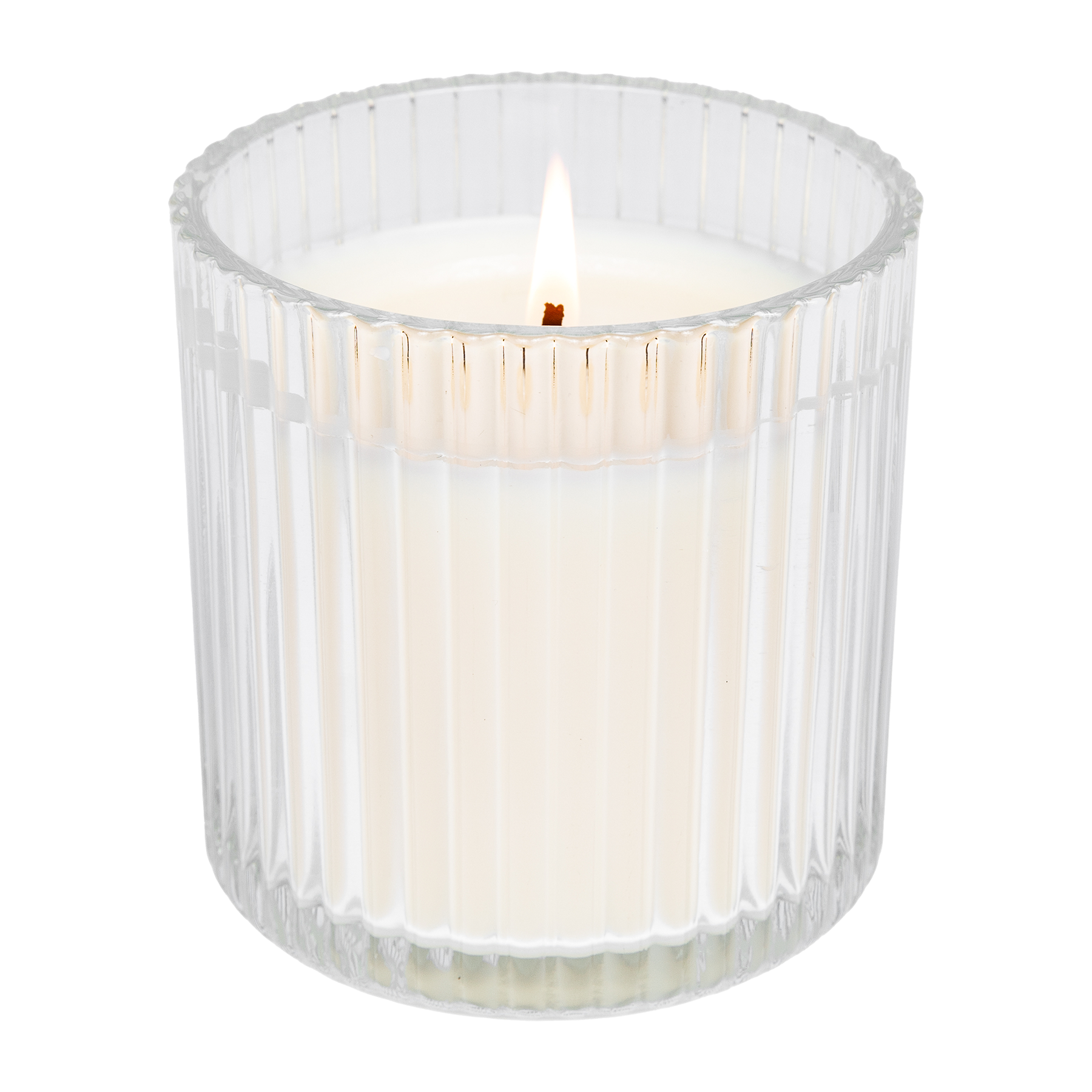 Weekend | 12 oz Soy Candle, Fluted Ribbed Jar