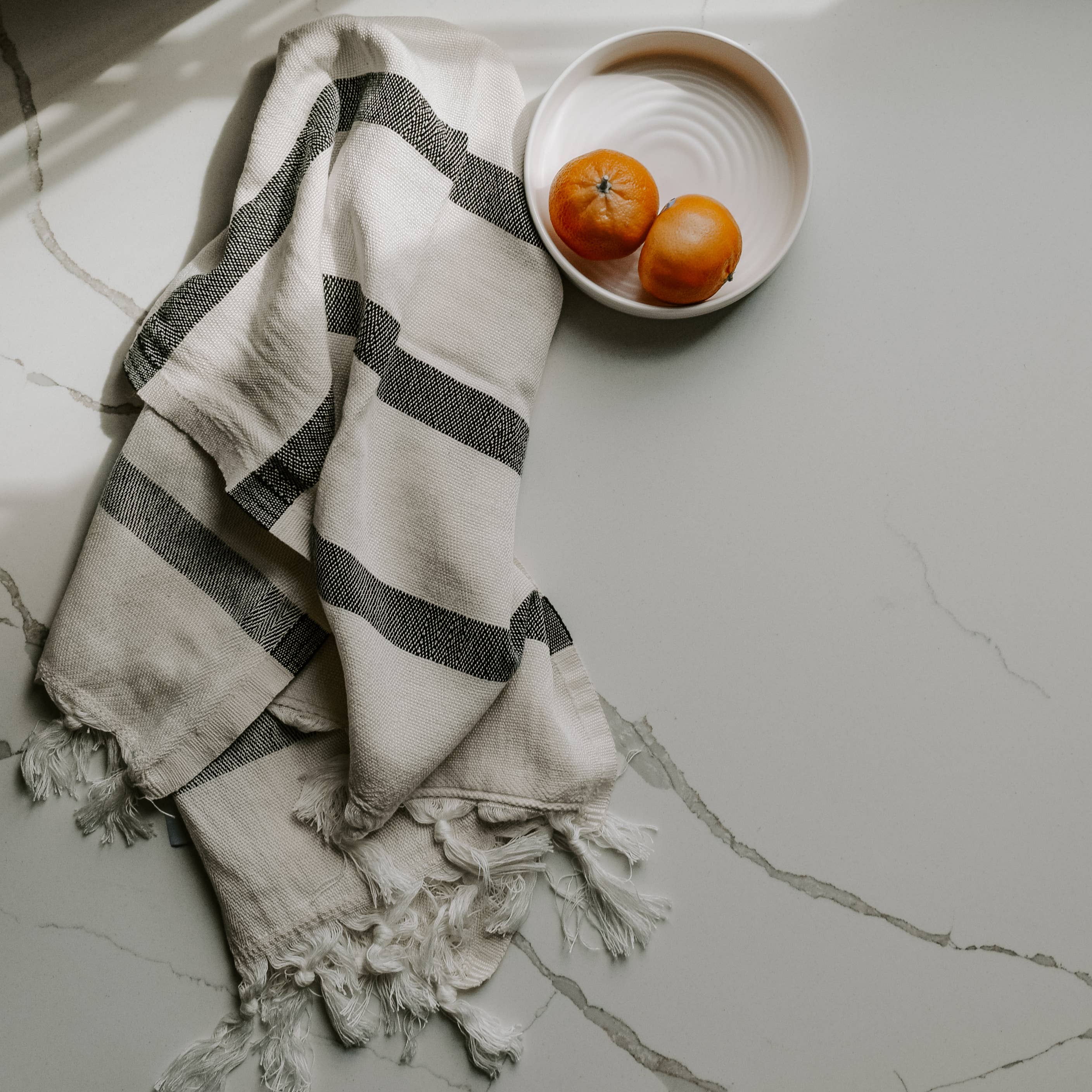 Turkish Cotton Hand Towel | Single Stripe Design