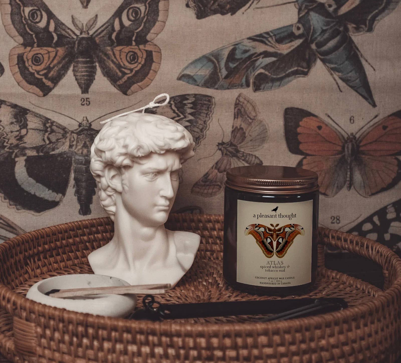 ATLAS | SPICED WHISKEY & TOBACCO OUD | JAR CANDLE
