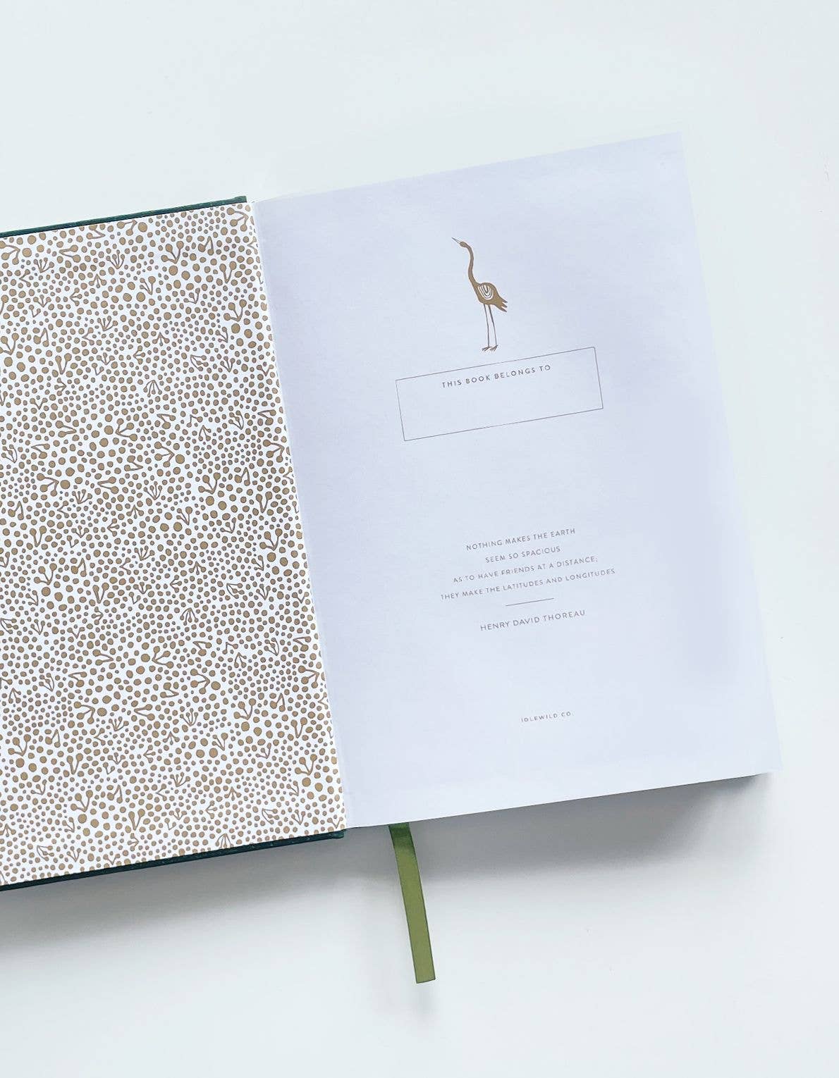 Crane (Green) Address Book