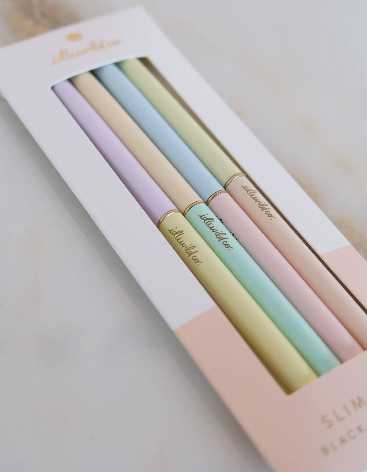 Slim Pens Set of Four | Duo-Tone Pastels