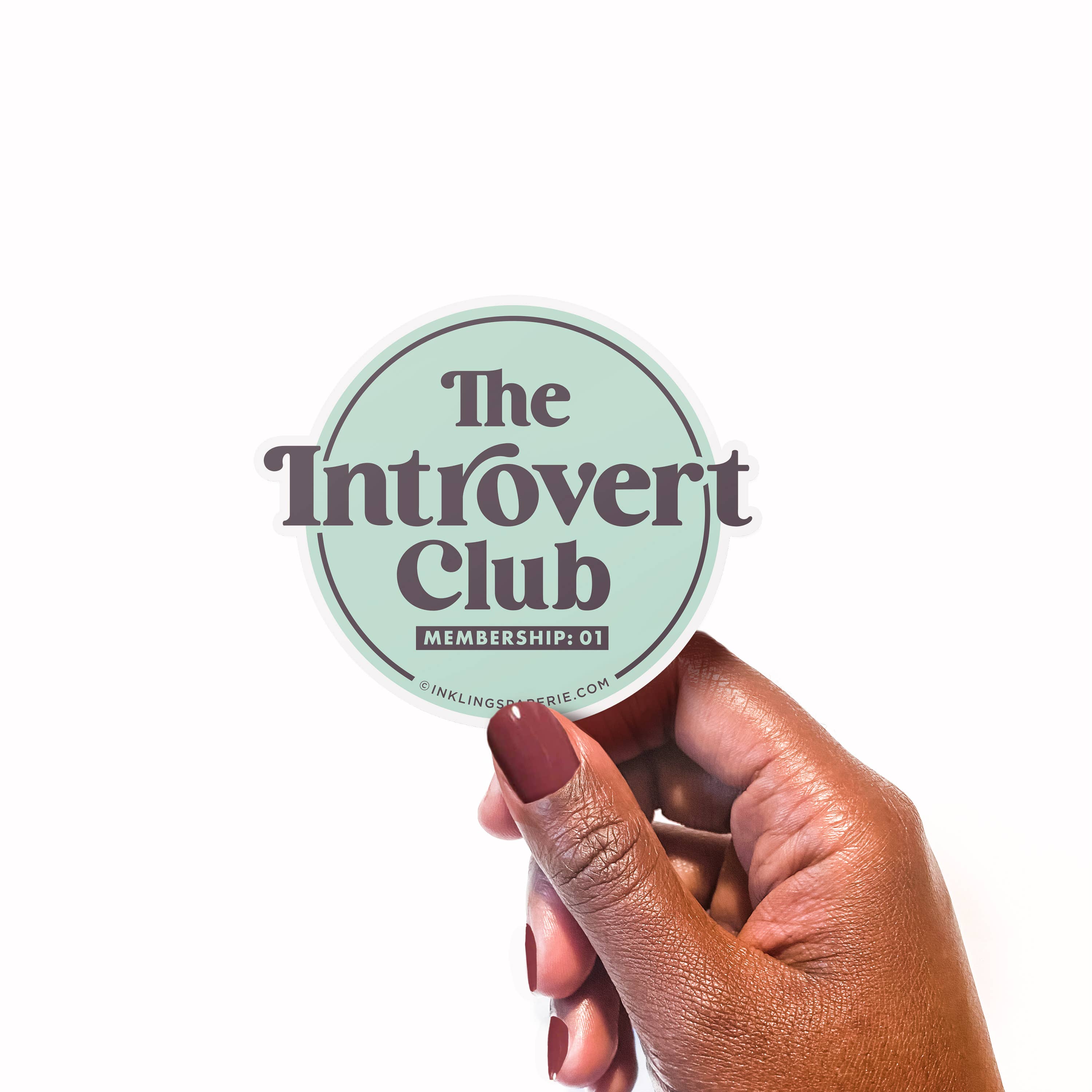 Vinyl Sticker - Introvert Club