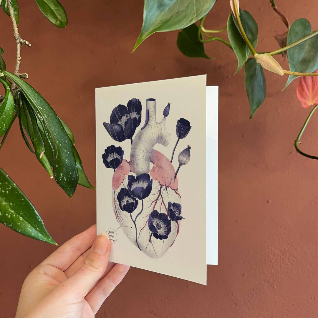 You're here in my heart | Love Card | Friendship Card