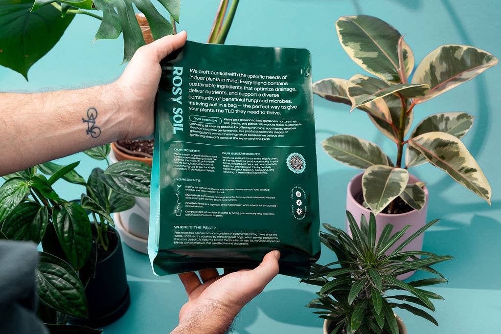 4qt Organic Potting Soil Mix | Ideal for Indoor Plants & Herbs