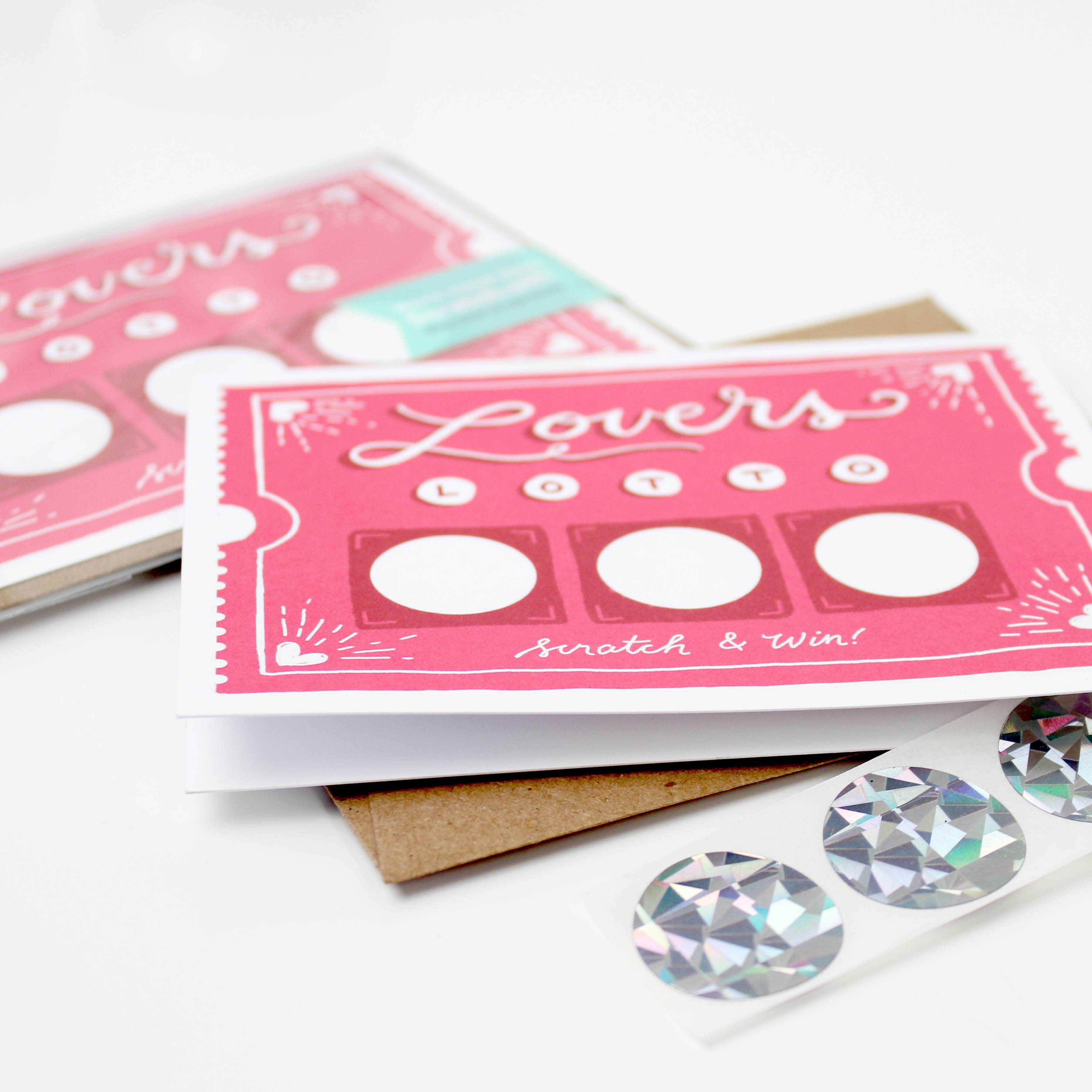 Lovers Lotto Scratch-Off Card | Love & Anniversary