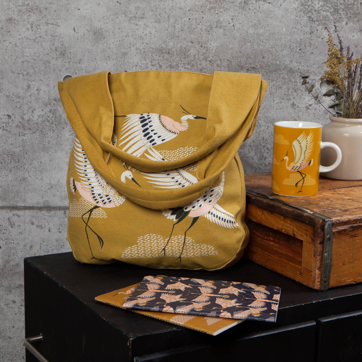 Flight of Fancy Tote Bag | Extra Wide Handles for Comfort