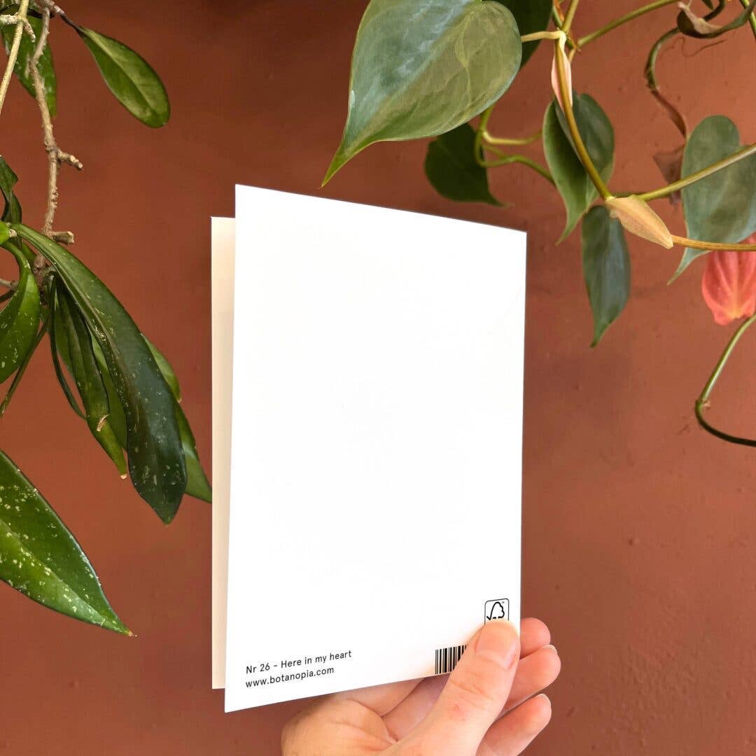 You're here in my heart | Love Card | Friendship Card