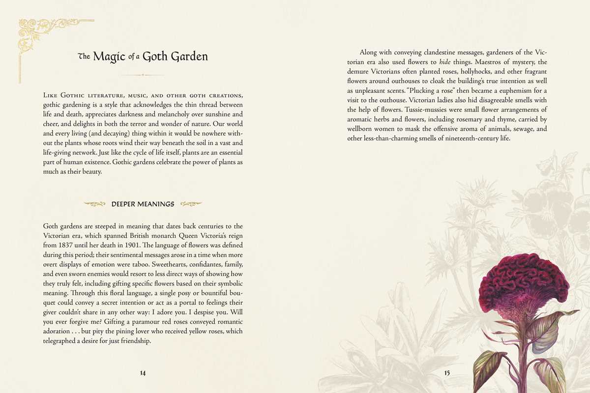 Goth Garden by Felicia Feaster