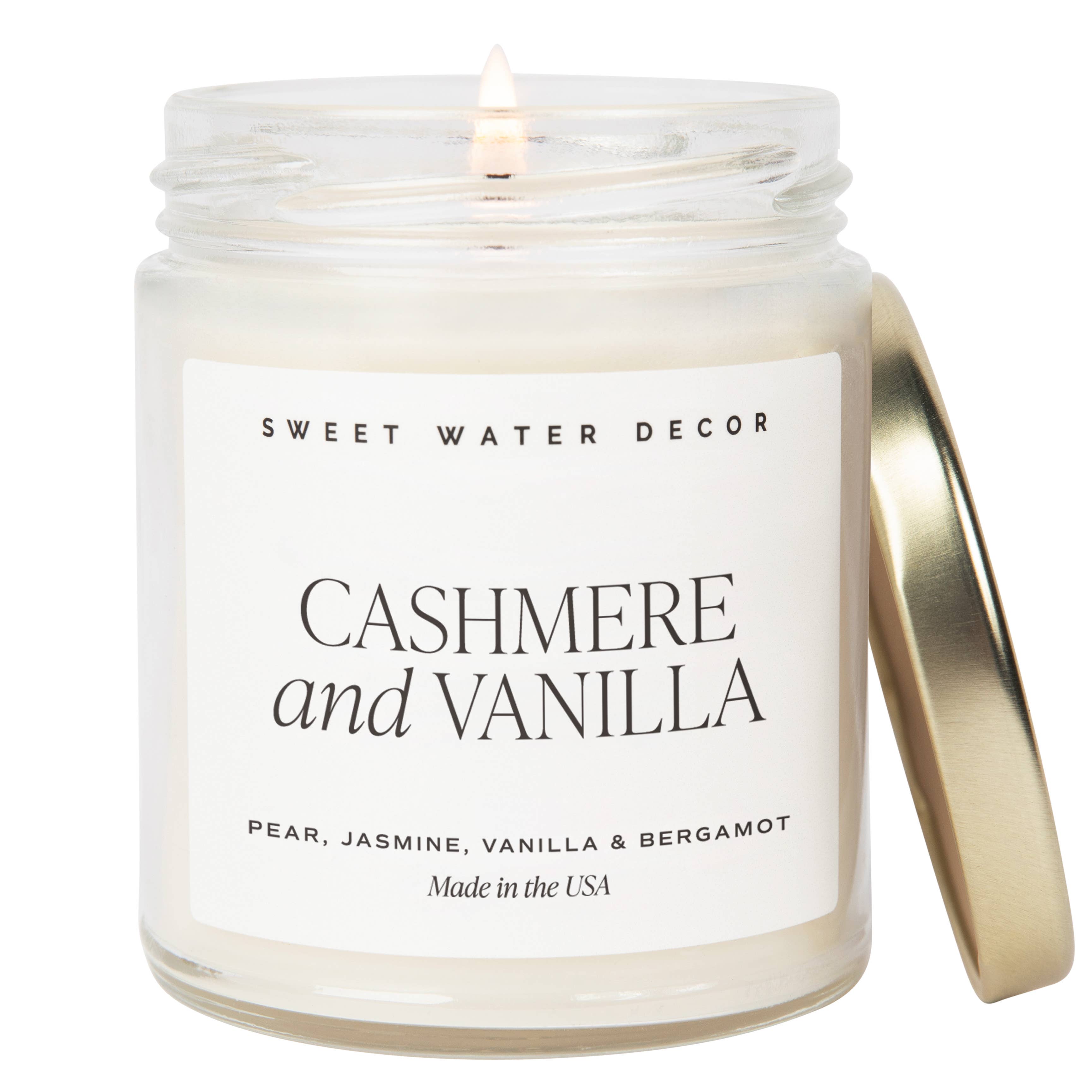 Cashmere and Vanilla Soy Candle | 9oz Soft & Cozy Scent