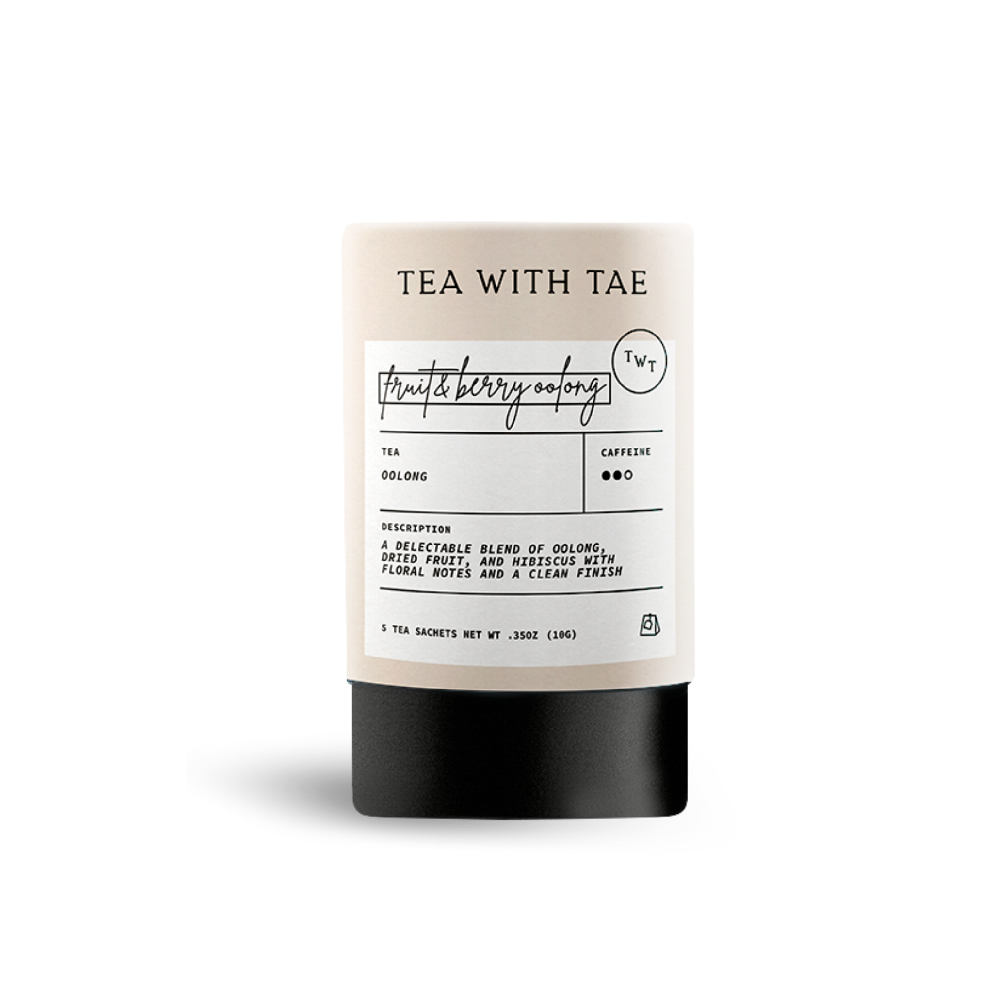 Fruit & Berry Oolong Mini Tea Tube Gift (5 Tea Bags) | Flavorful Gift