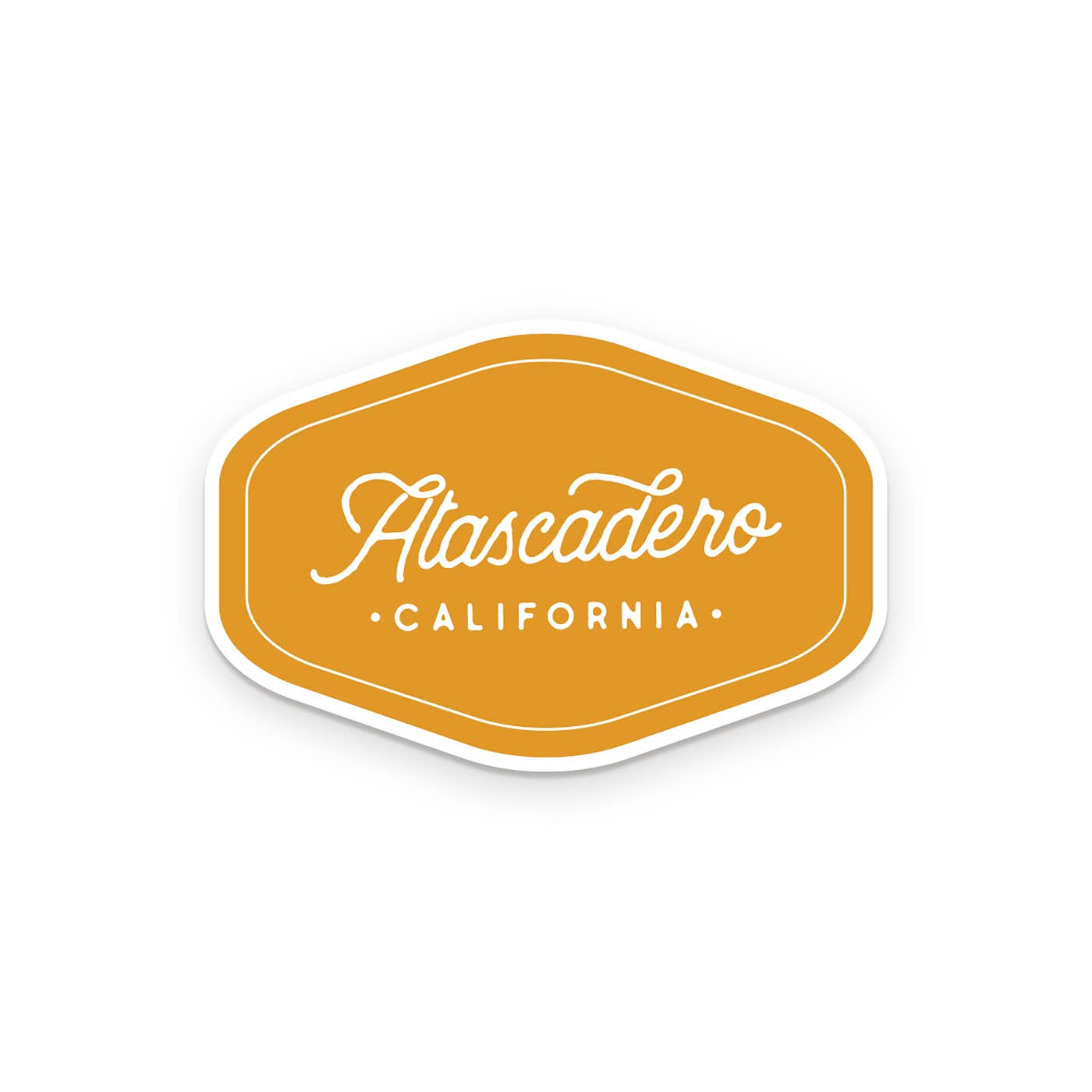 Custom City Script Sticker | Personalized & Durable Design