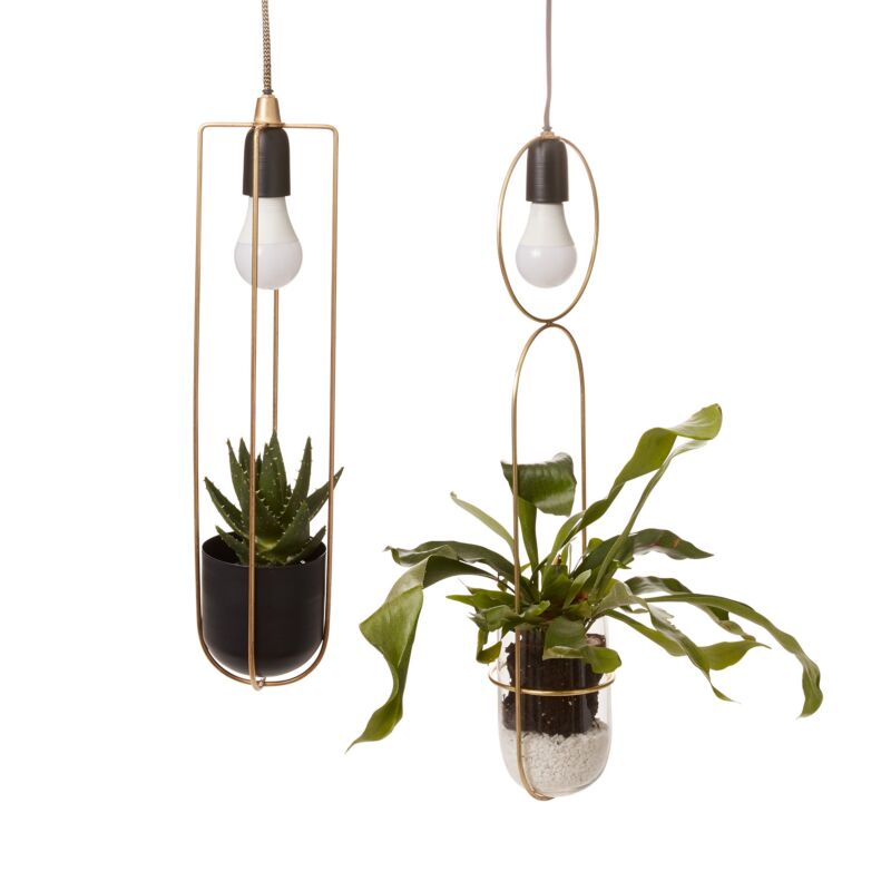 Kol Hanging Planter with Light