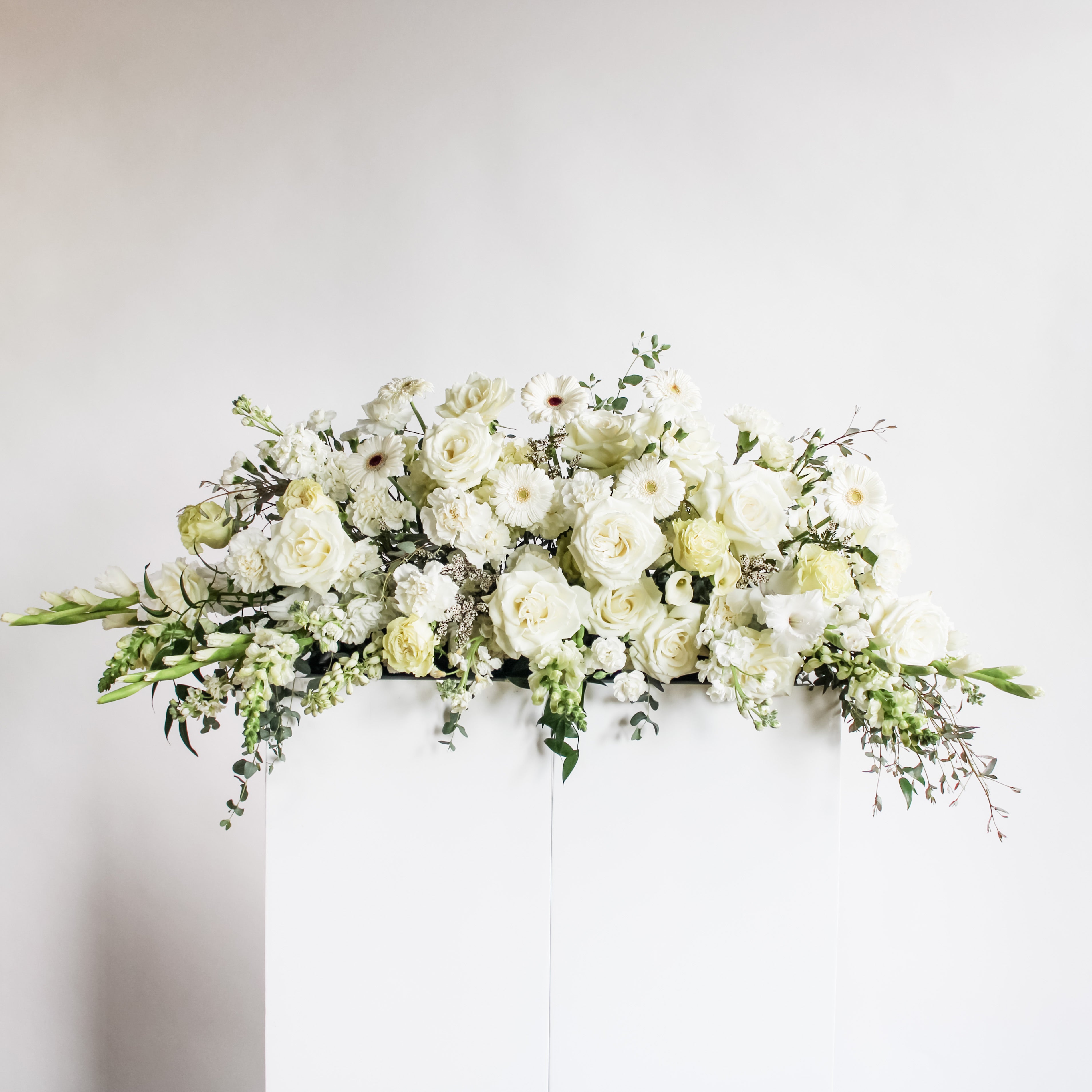Full Casket Spray, Memorial Service Flowers, Funeral Floral Arrangement, Celebration of Life, Flowers for Coffin