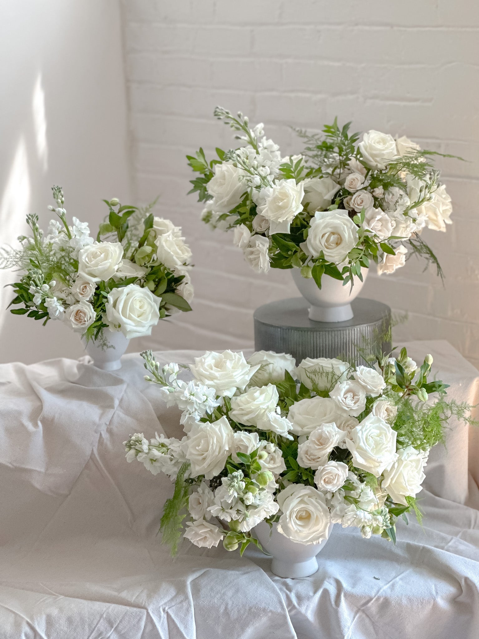 Classic Event Floral Collection, Floral Arrangements in Classic Color Palette