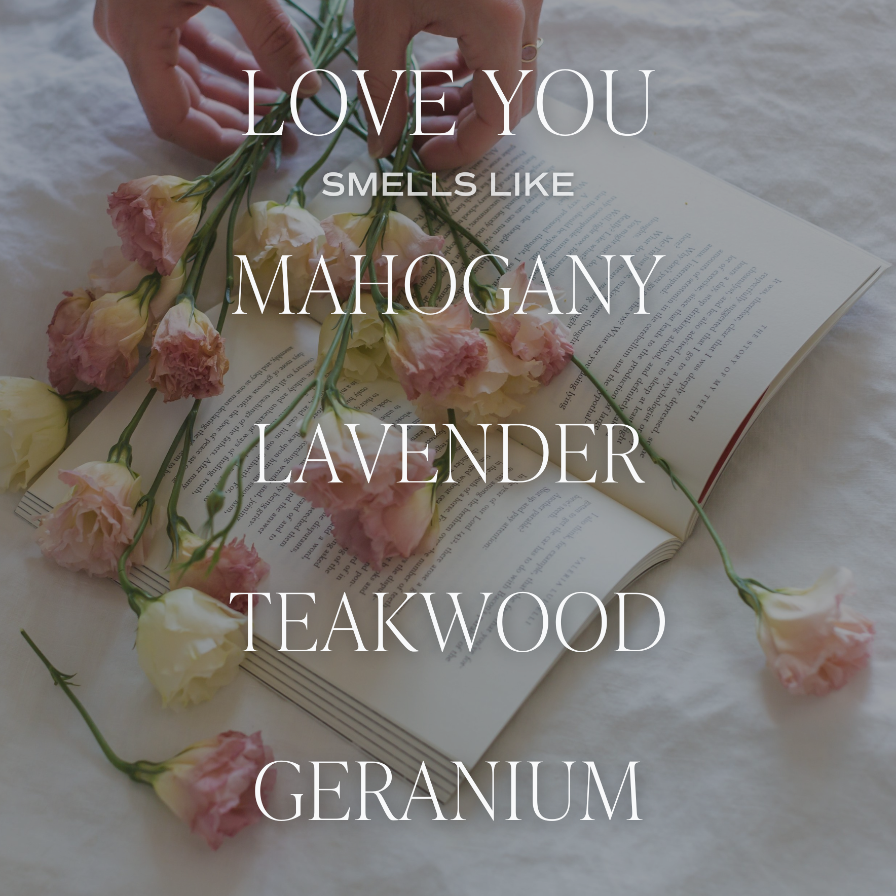 Love You | 15oz Soy Candle, Matte Lidded Jar