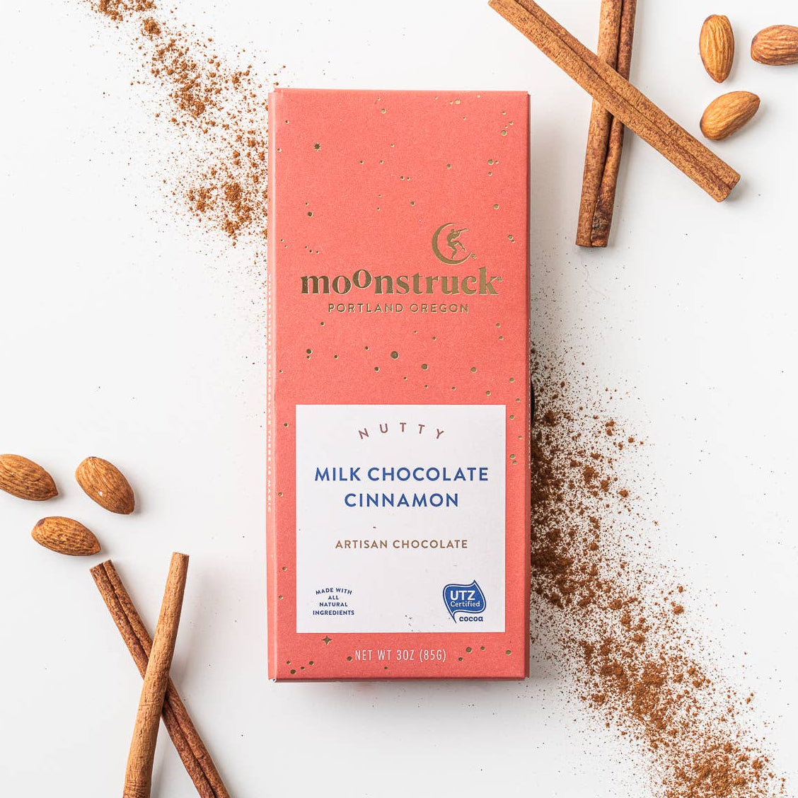 Nutty Milk Chocolate Cinnamon Bar