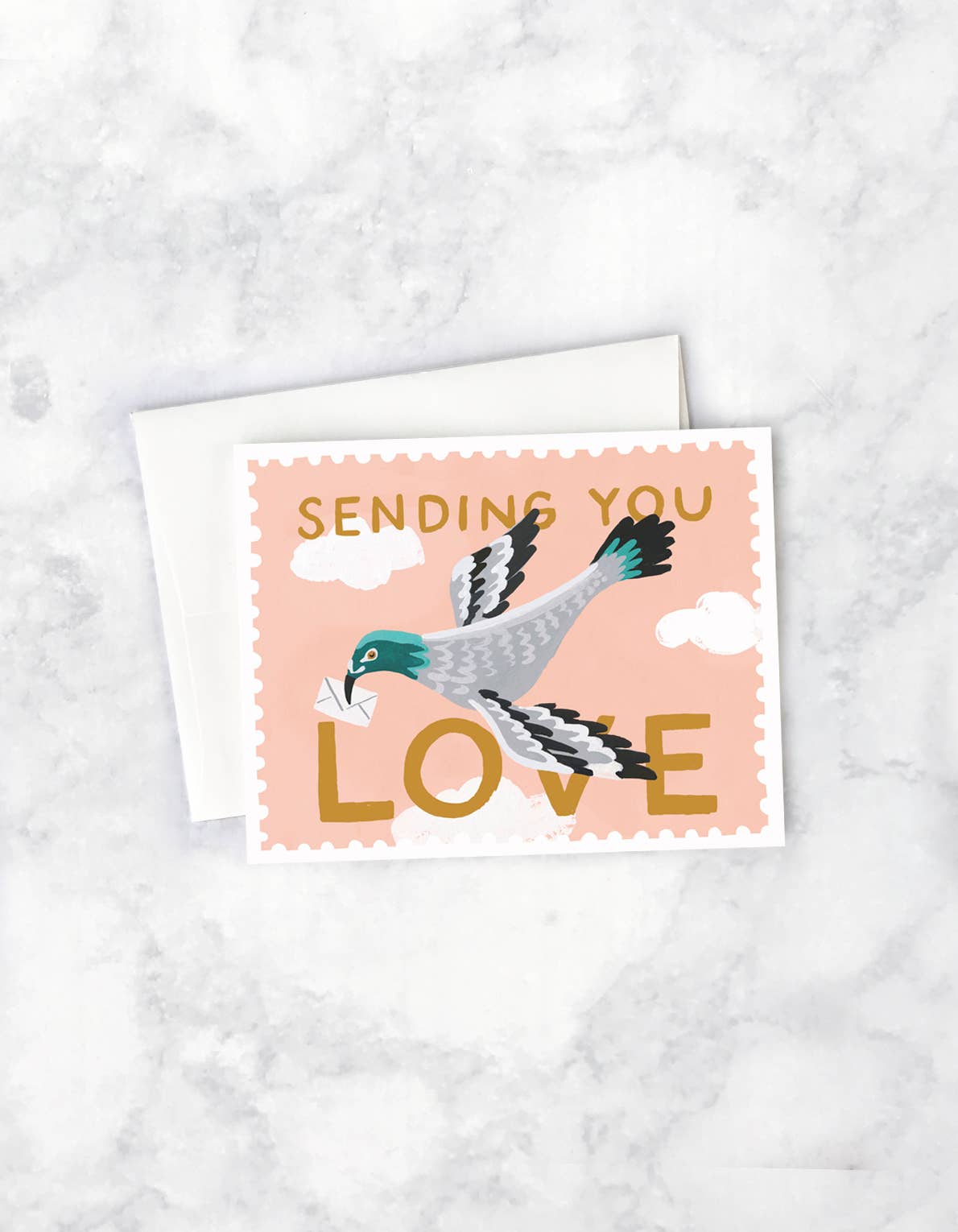 Carrier Pigeon Card