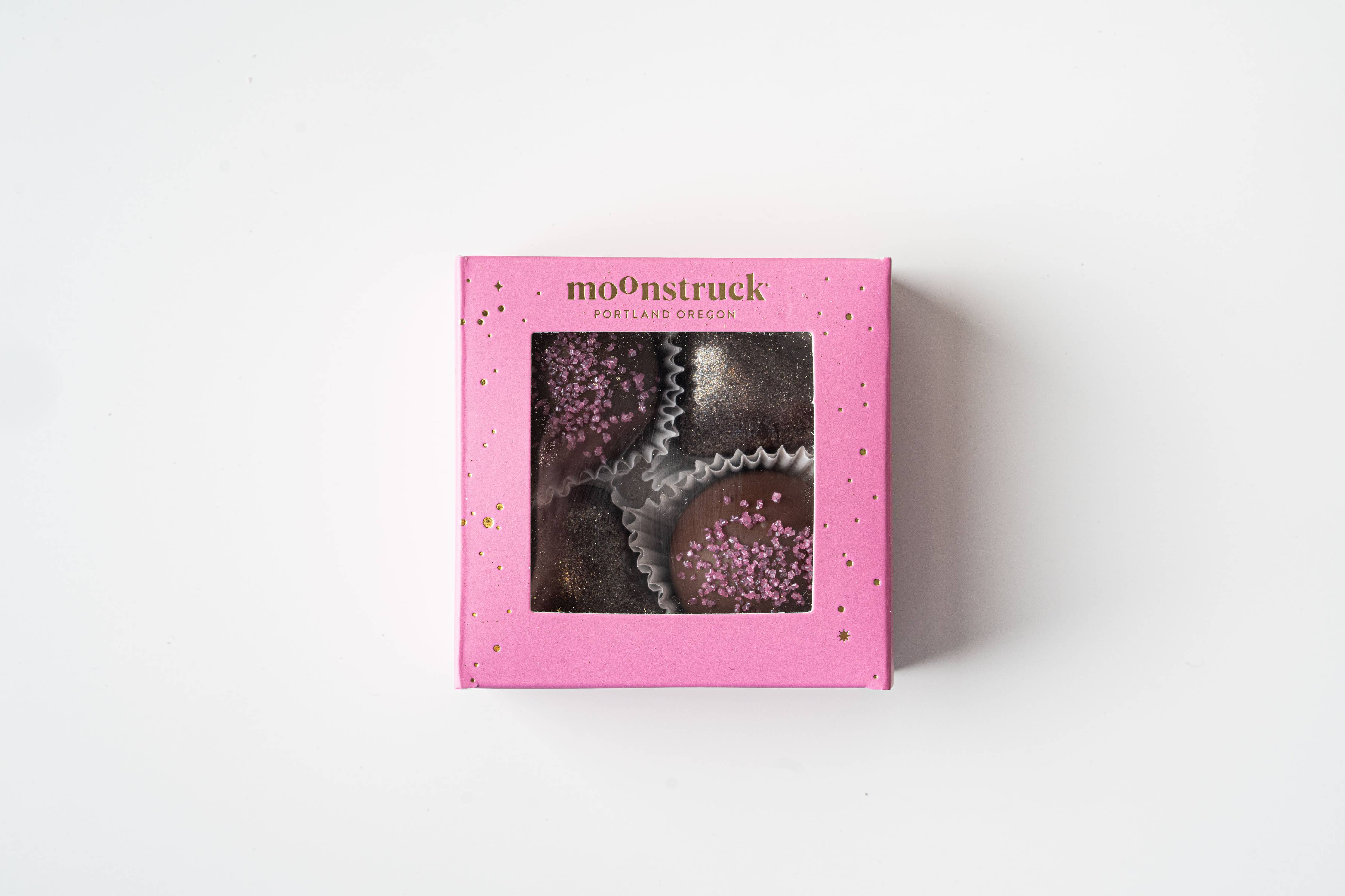 Moonstruck Chocolate Co Truffles | 4pc Cupid Collection