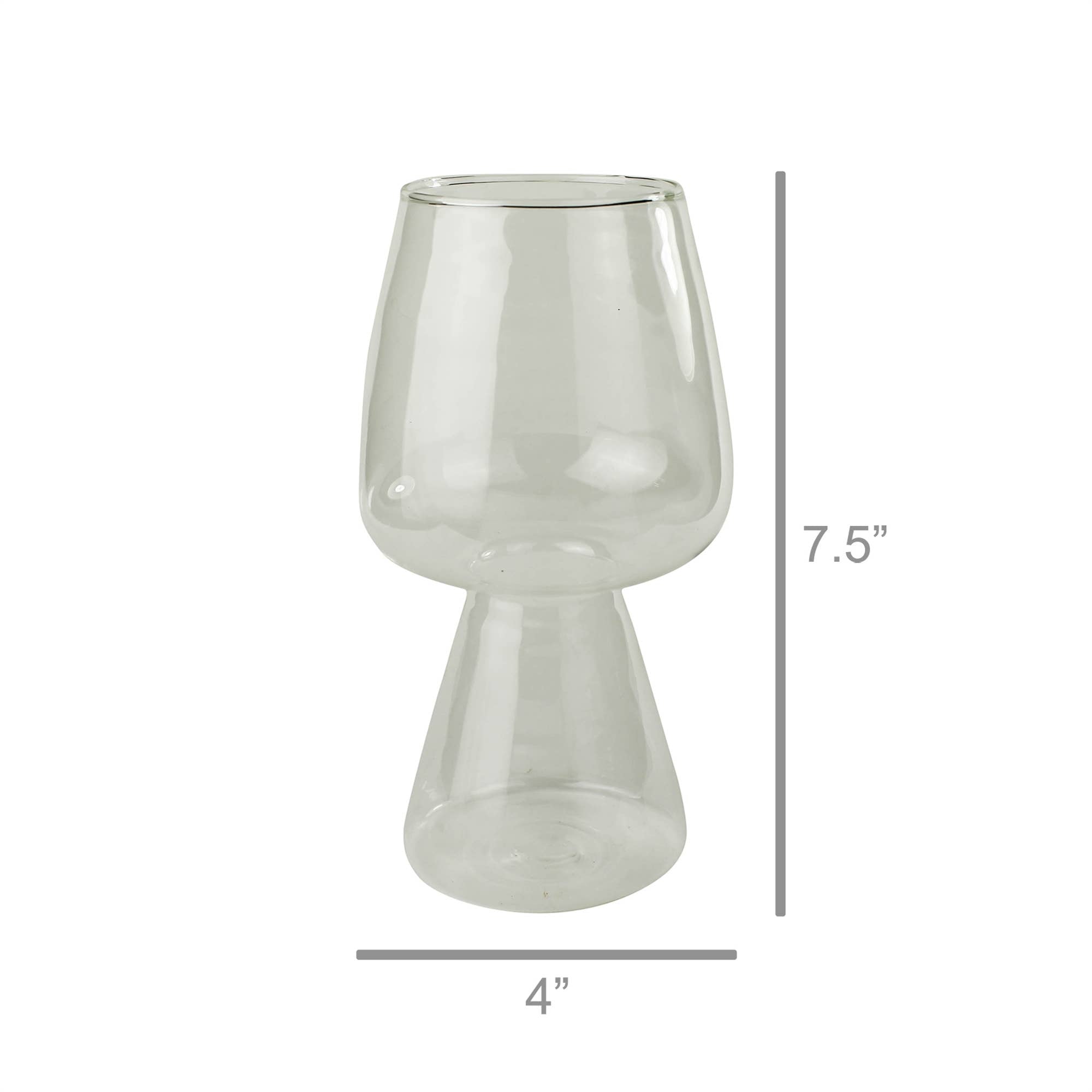 Glass Bulb Forcing Vase