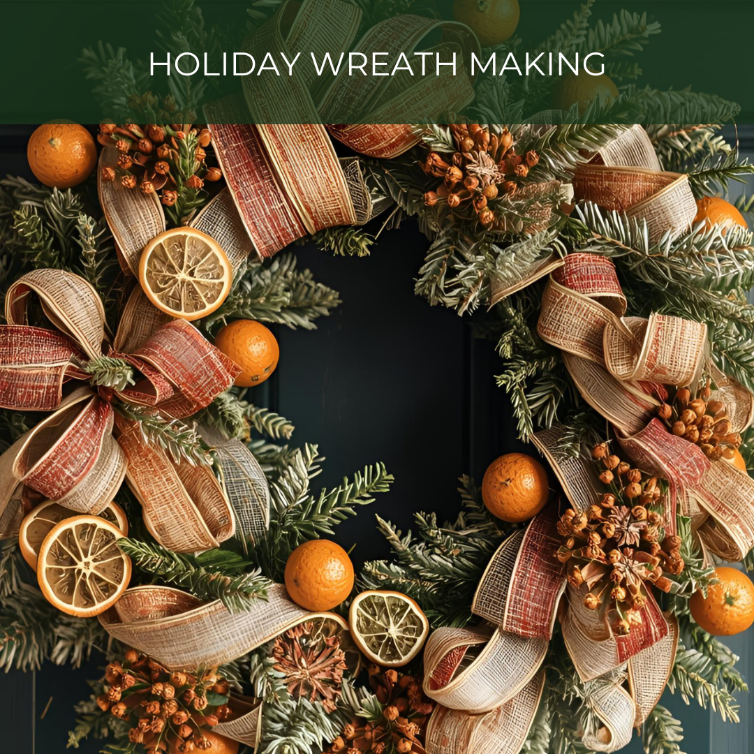 Holiday Evergreen Wreath Workshop- Friday, Dec 5th @ 6:30pm