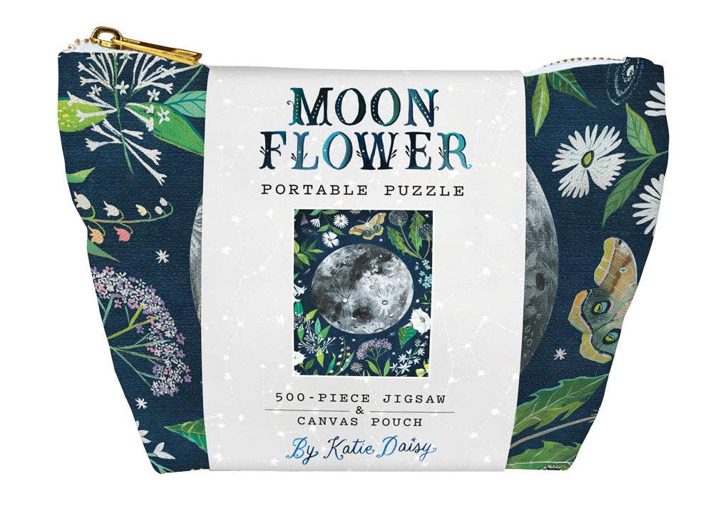 Moonflower Portable Puzzle | On-the-Go Fun