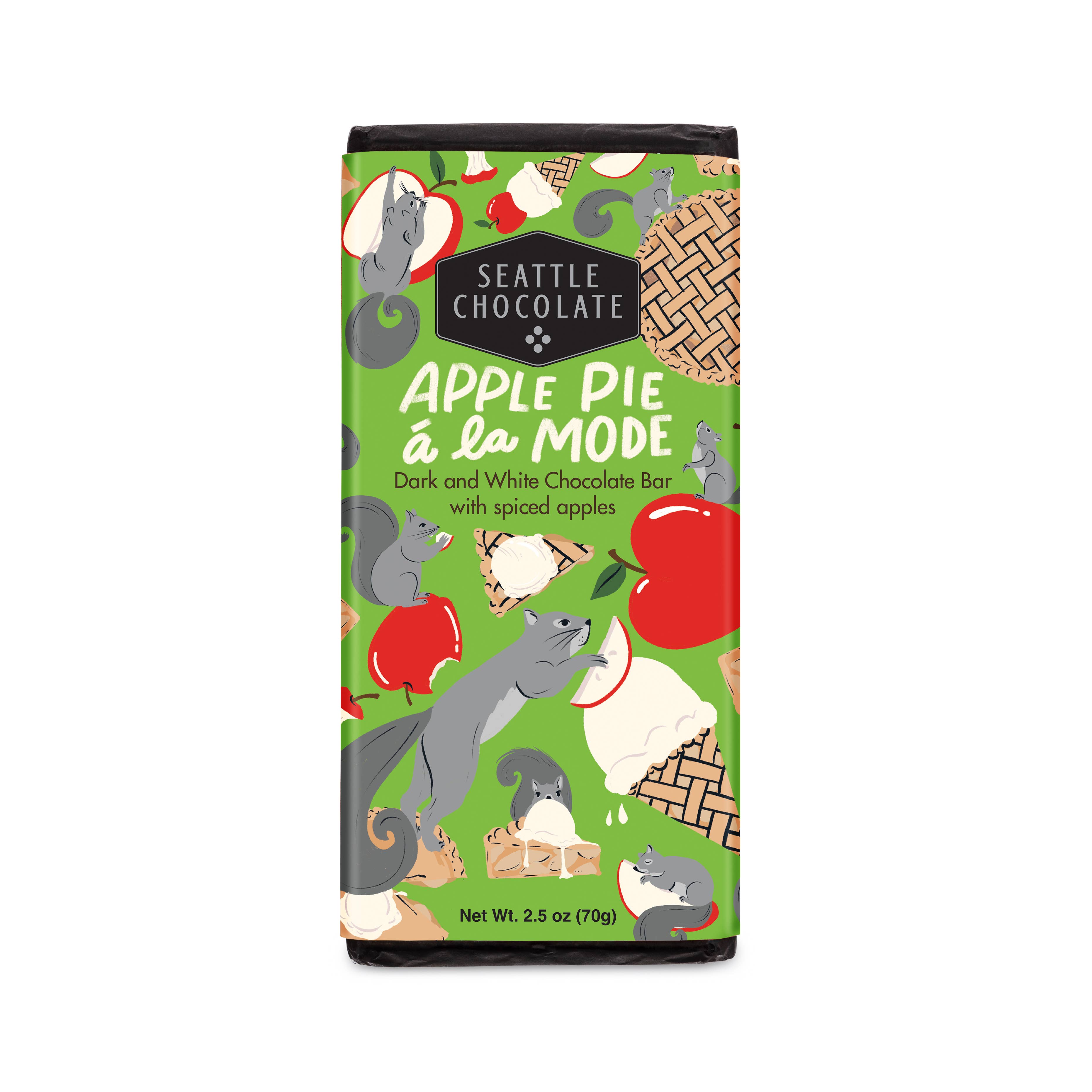 Apple Pie à La Mode Truffle Bar | Sweet & Creamy Delight