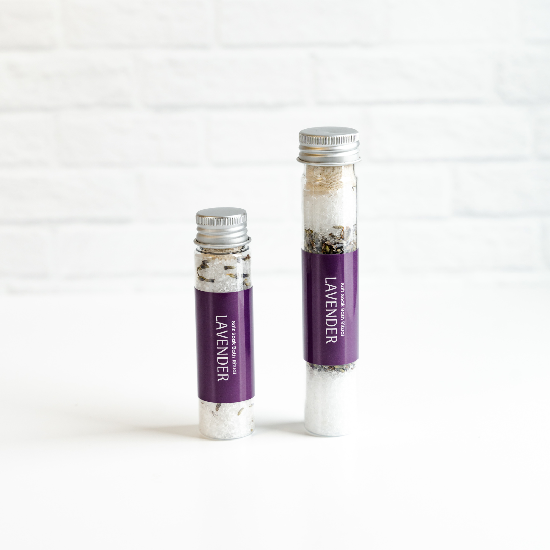 Botanical Bath Salt Tube - Layered Design - Bath Soak